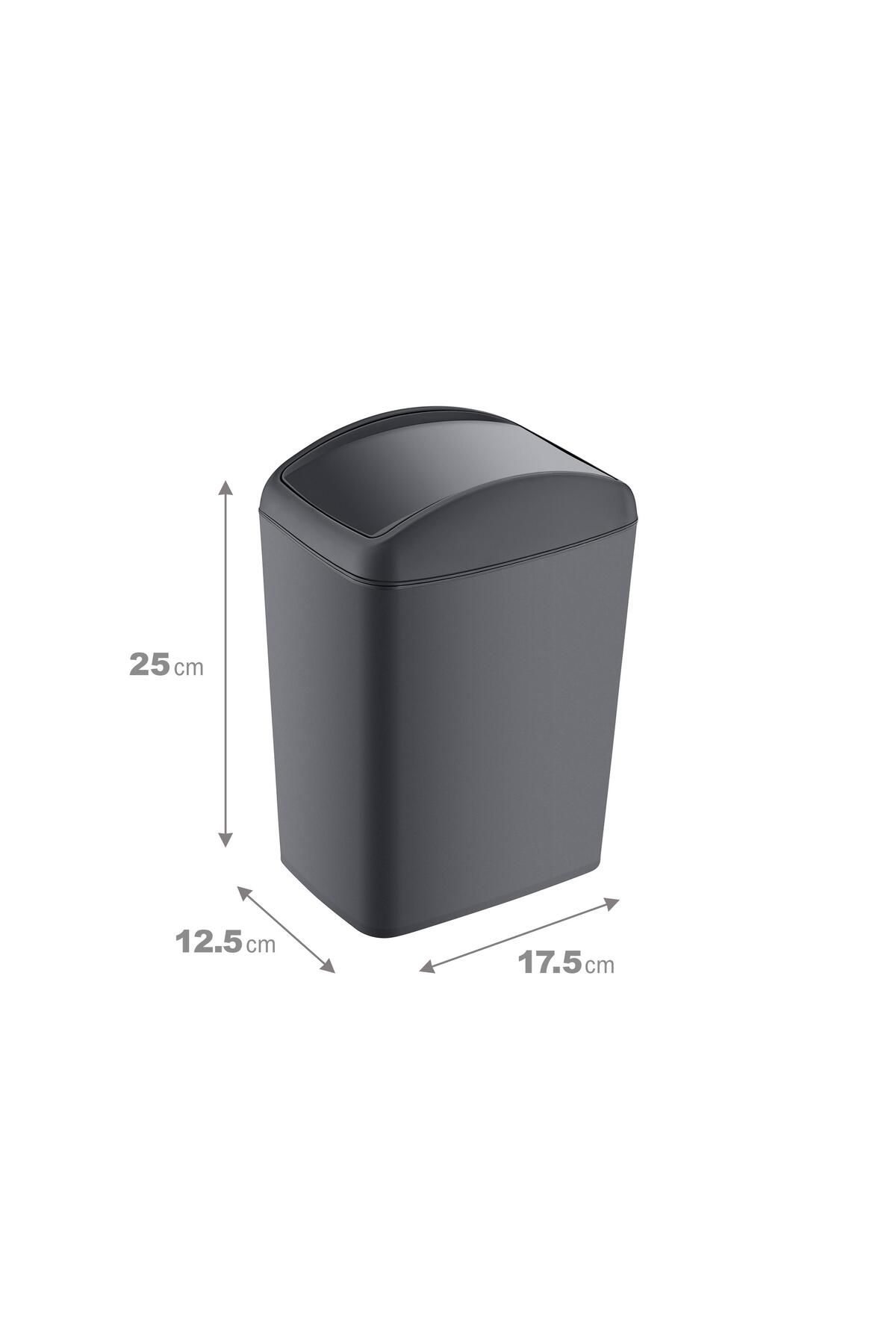 Smartware-Soft Trash Can Swivel Lid 5 Lt 2