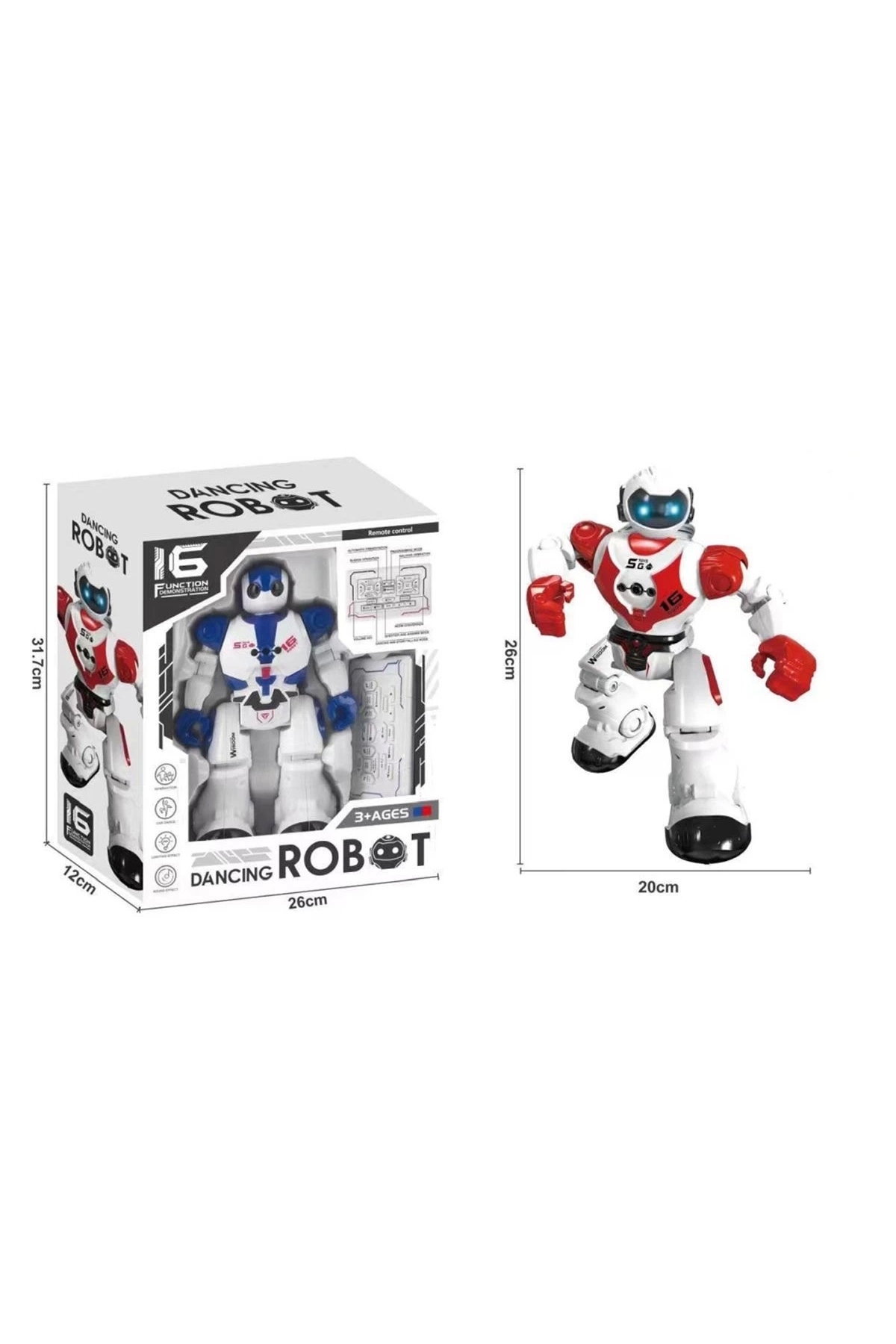 Genel Markalar GGE-606-29 Kumandalı Işıklı Dansçı İnteraktif Robot