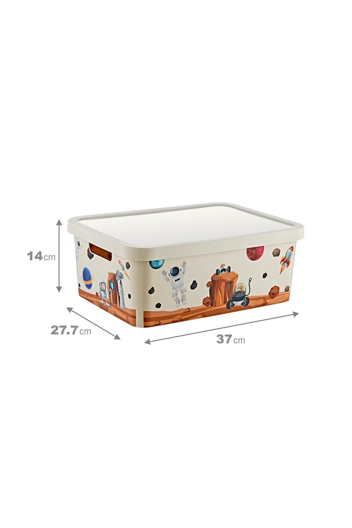 Smartware-12 lt Capacity Stafi Patterned Multi-Purpose Box 2