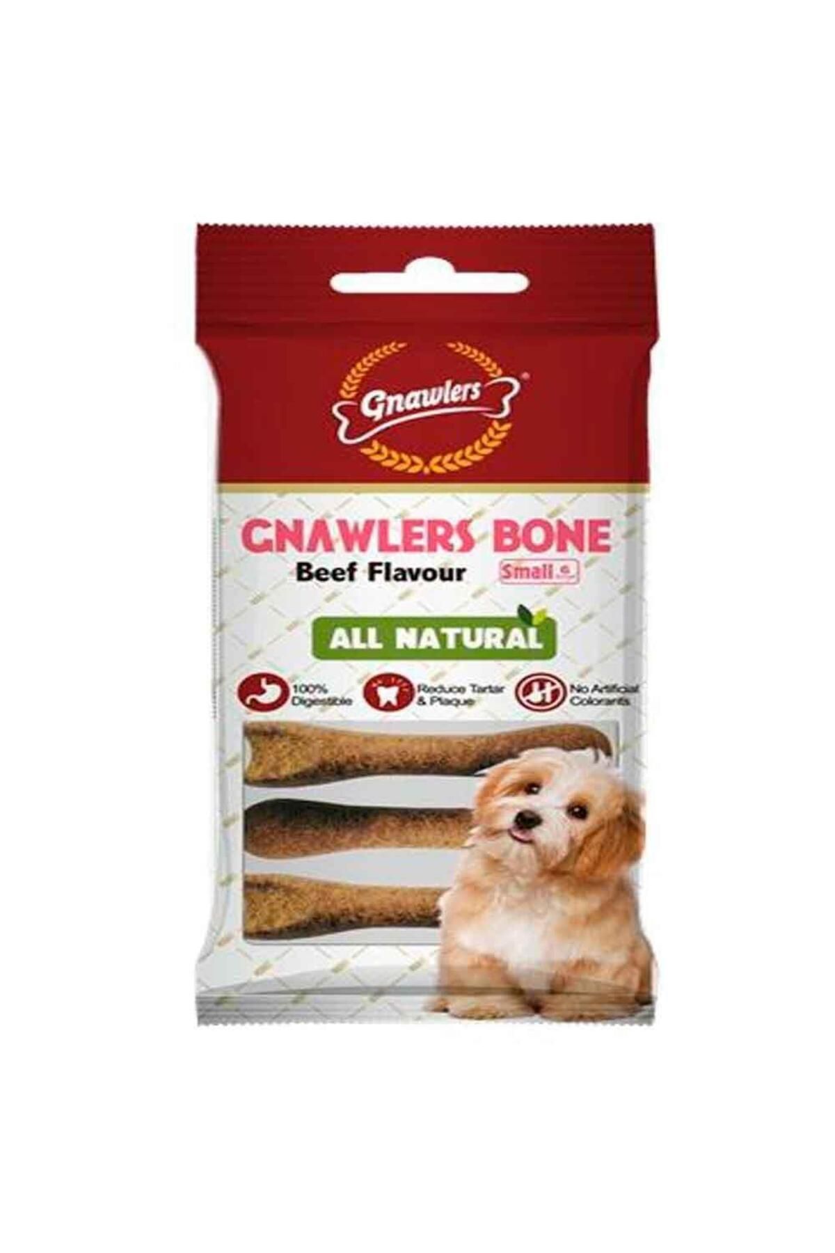 Gnawlers Köpek Ödül Kemiği Beef (Biftek) Flavour 6'lı Paket