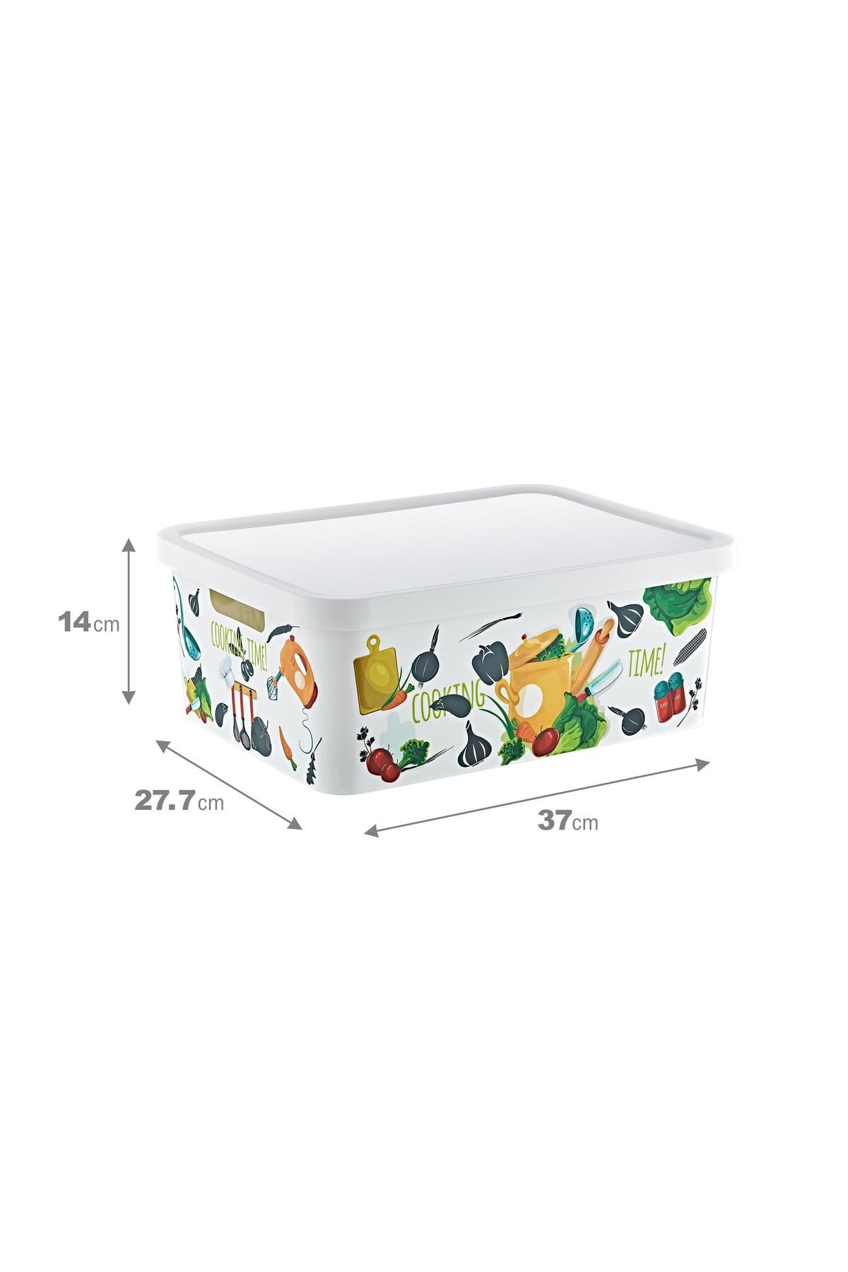 Smartware-12 lt Capacity Stafi Patterned Multi-Purpose Box 2