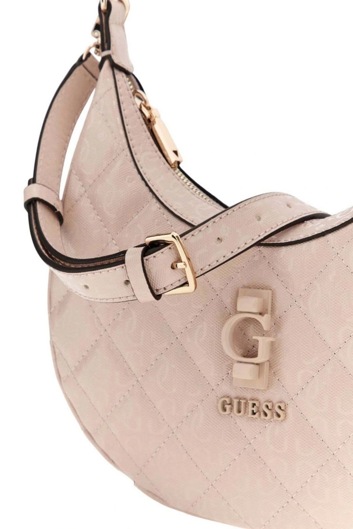 Guess-حقيبة كتف بيسي بنية نسائية 4