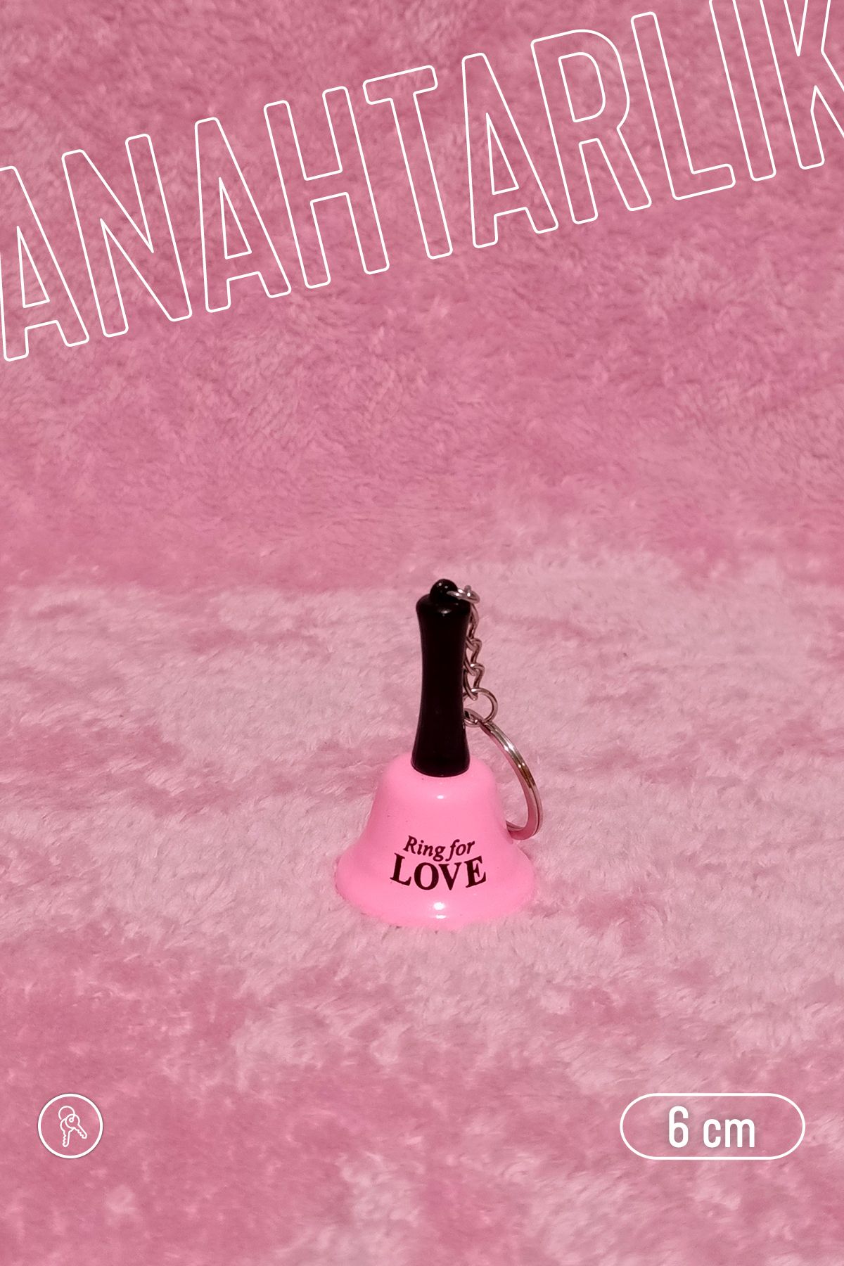 Tenda Ring For Love anahtarlık (pembe)