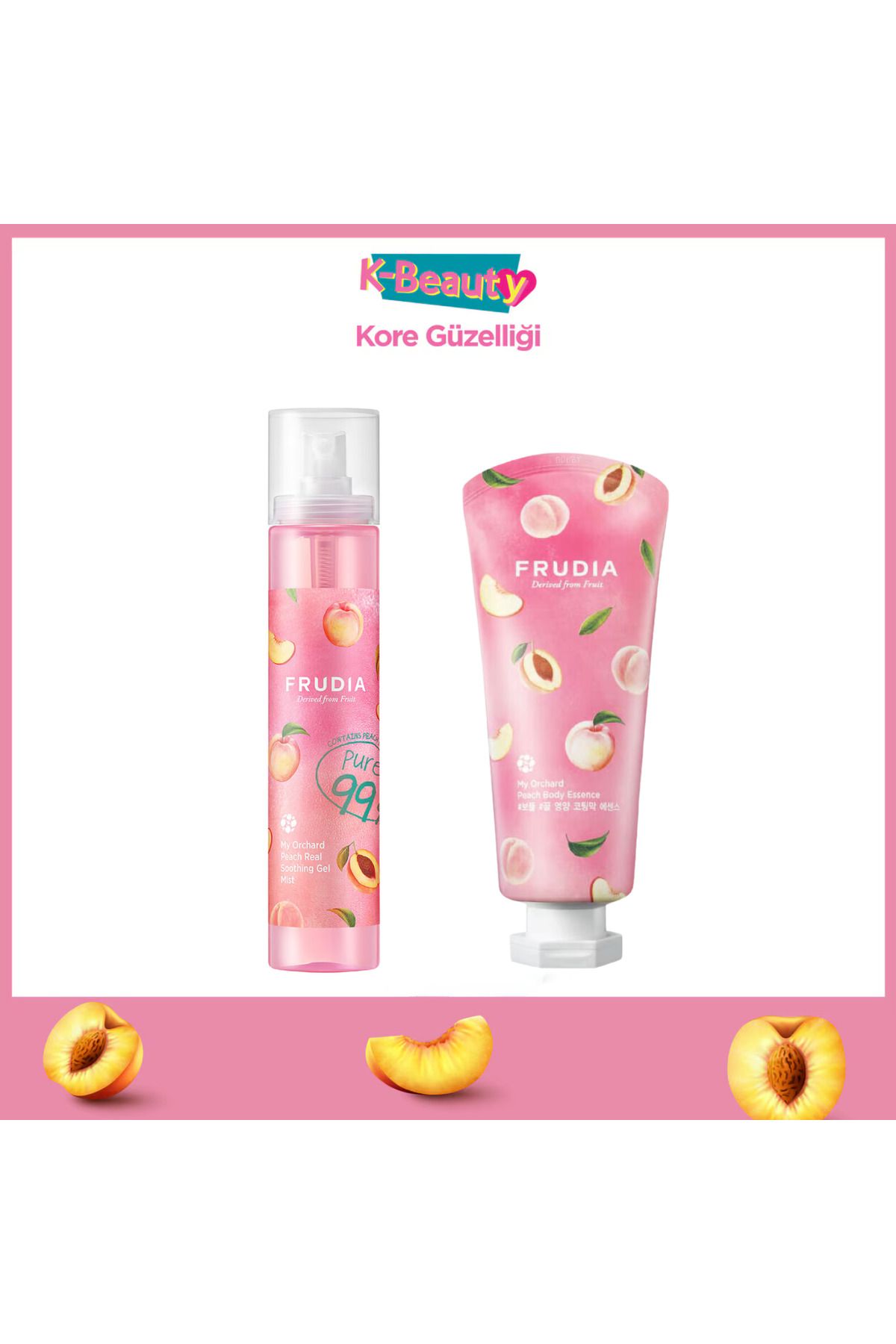 FRUDIA My Orchard Soothing Mist Şeftali 125 ml -Vücut Losyonu Şeftali 200 ml