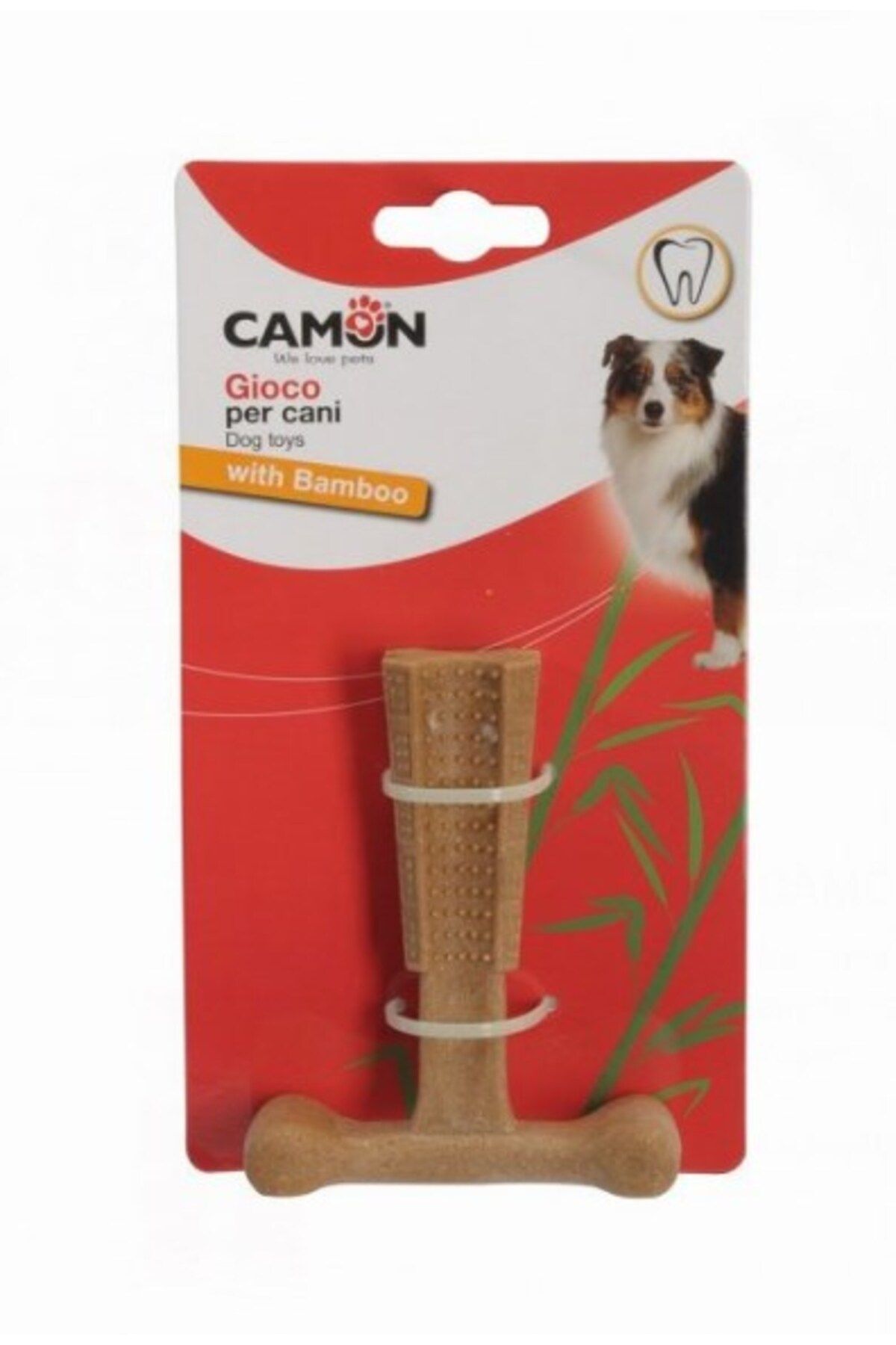 Camon Kemik Şeklinde Bambu Oyuncak 18cm