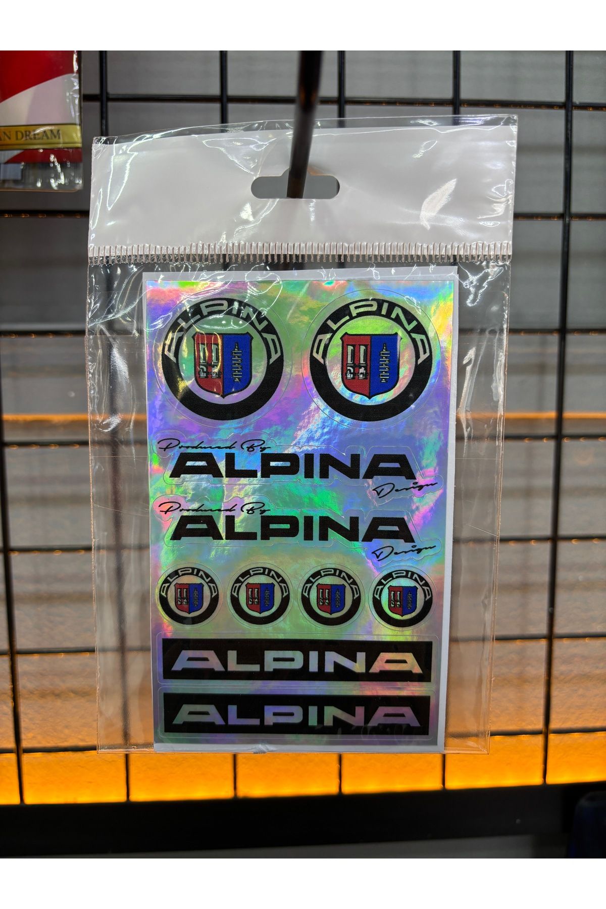 ST GARAJ Alpina yazılı sticker seti