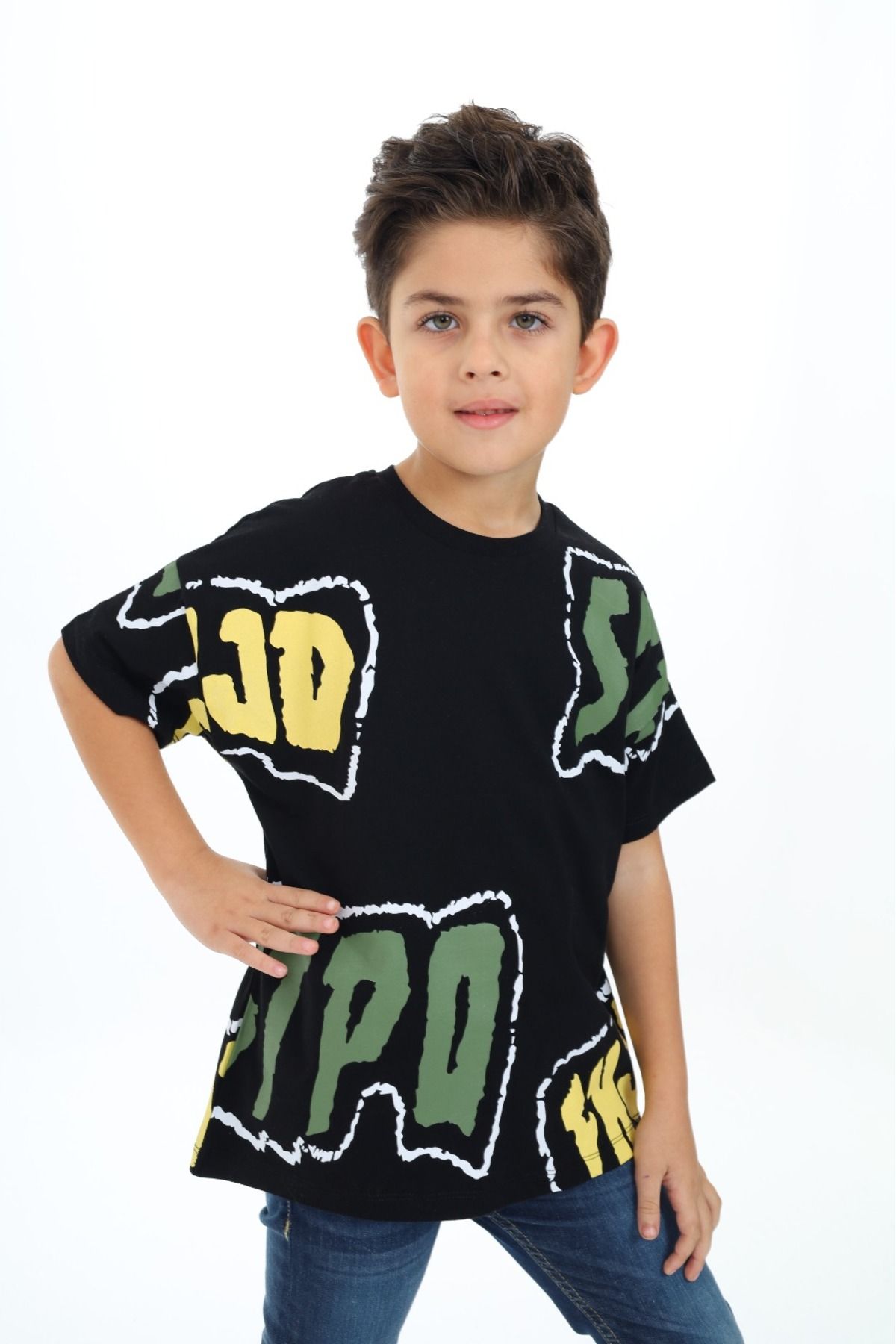 Toontoy-Boys' Stpo Printed T-Shirt 4