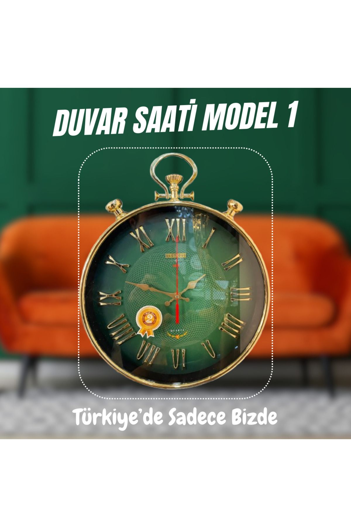 SEZDİK LİGHTİNG Duvar Saati Model 1