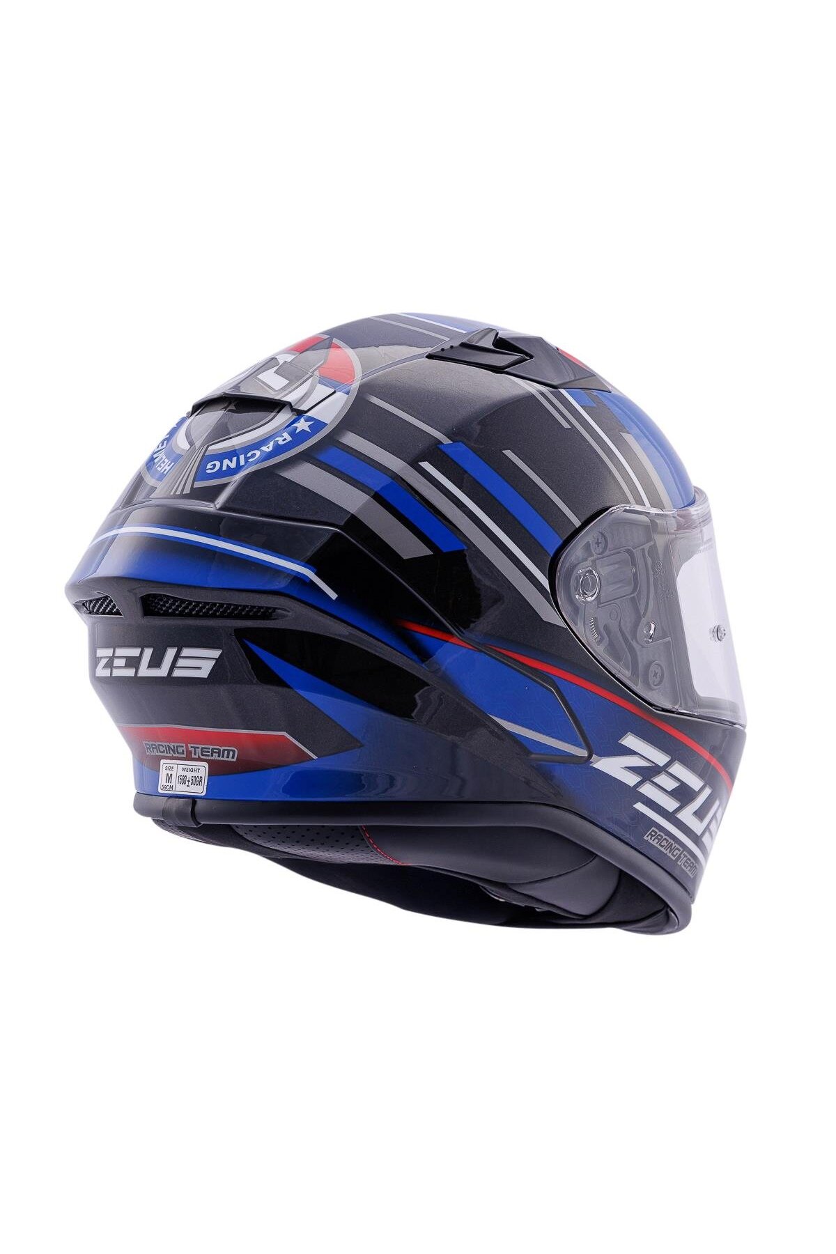 ZEUS ZS-826 Pearl Black Blue BK15 Kapalı Kask - Fiyatı, Yorumları