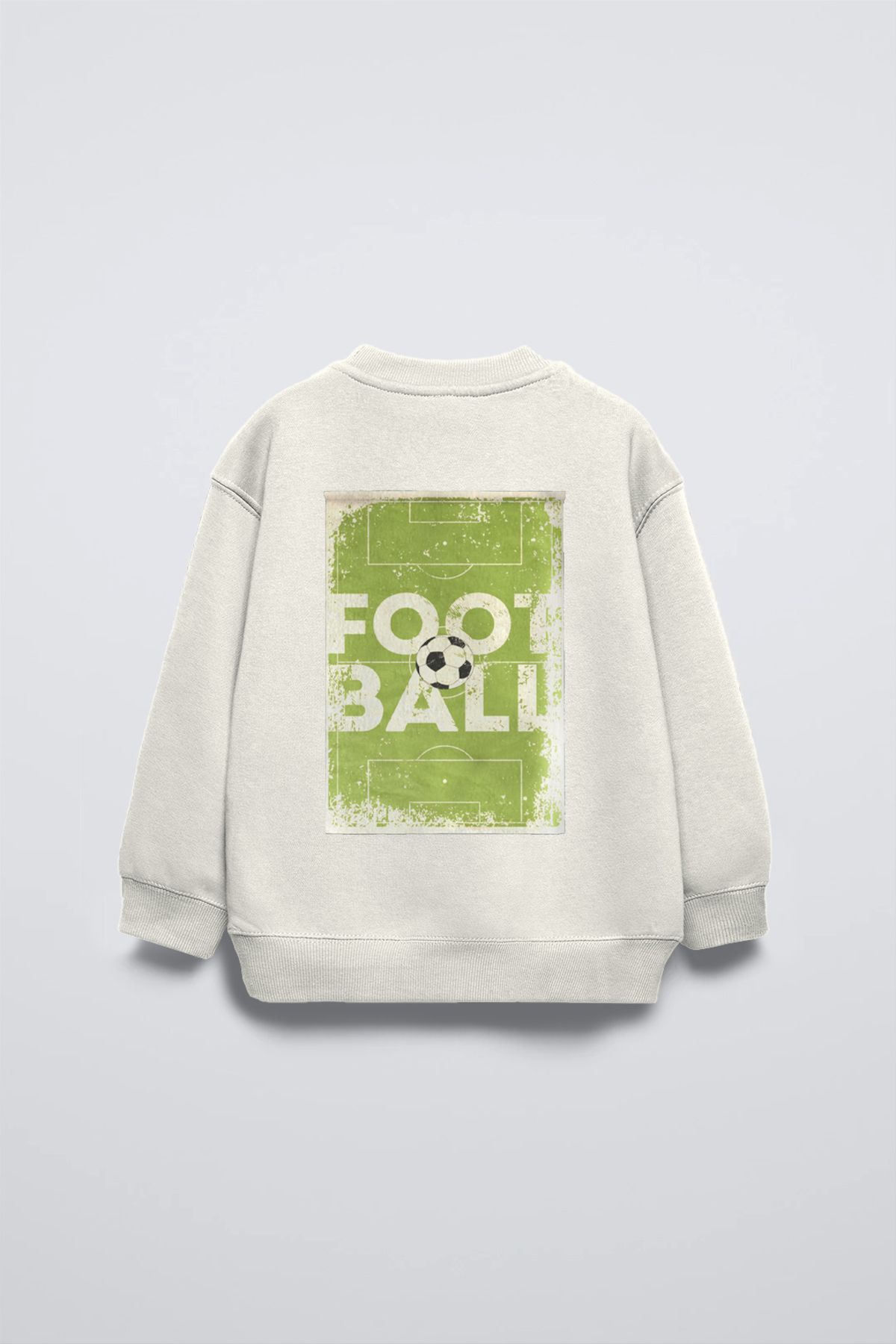 The Champ Clothing-Football Themed Believe Printed Ycrew Neck Kids Sweatshirt 4