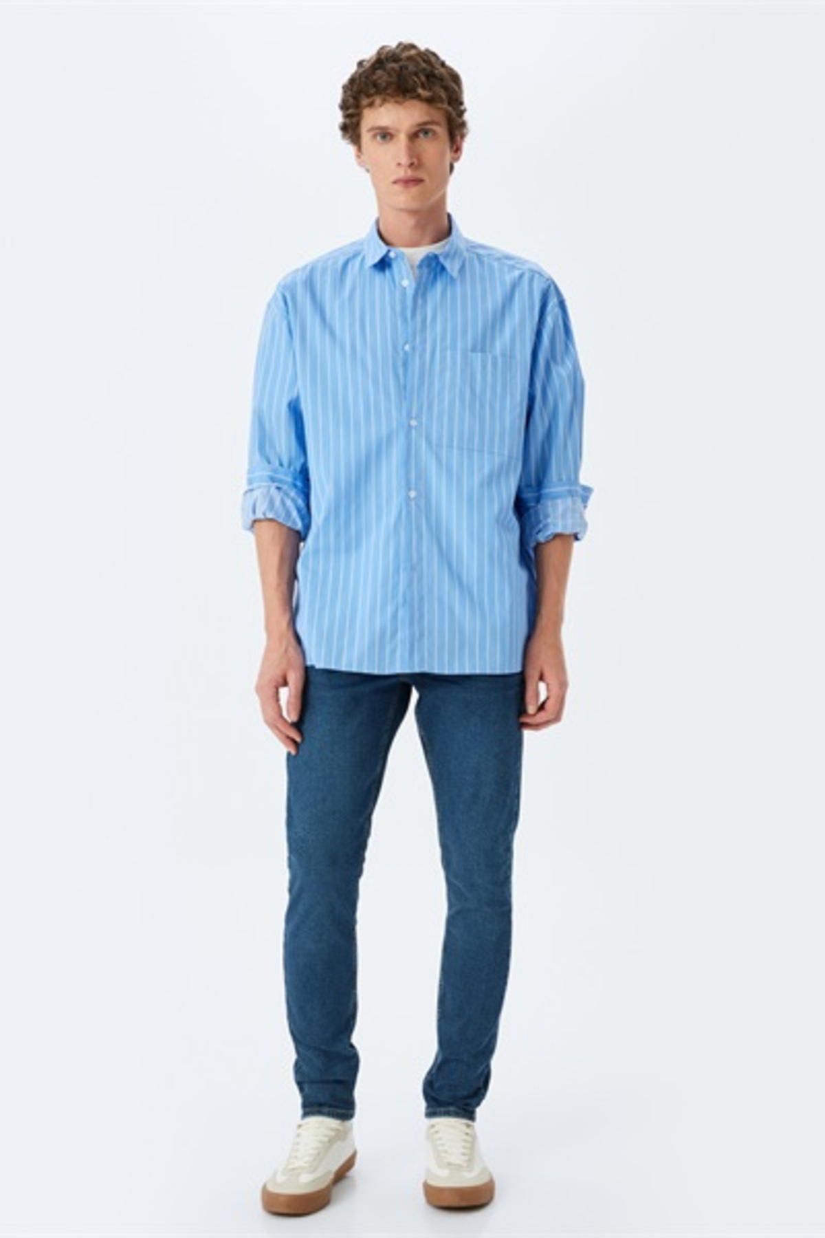 Koton  JUSTIN Super Skinny indigo Erkek Jean Pantolon 5SAM40041ID - Görsel 3