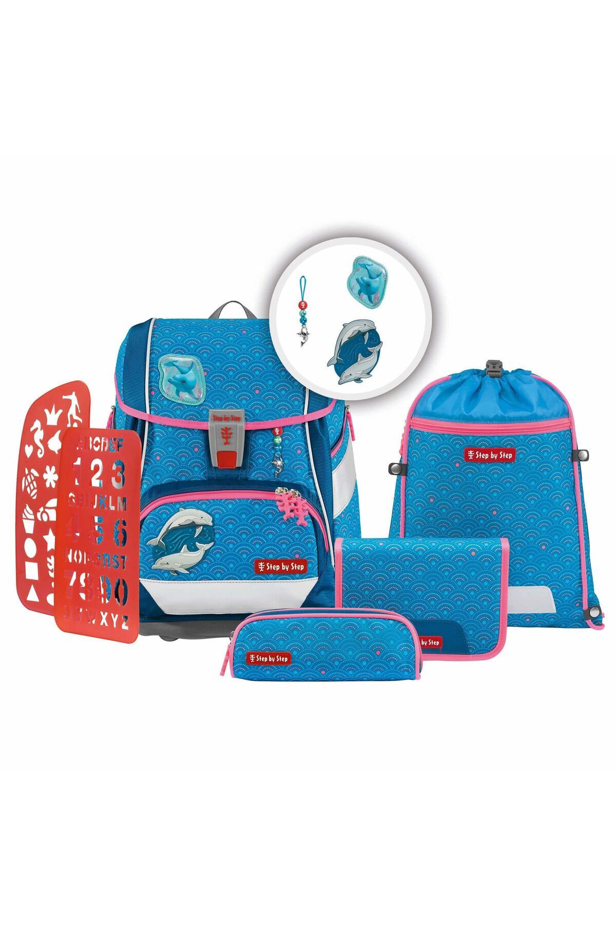 Step By Step-2in1 Plus School Bag Set 6pcs. 1