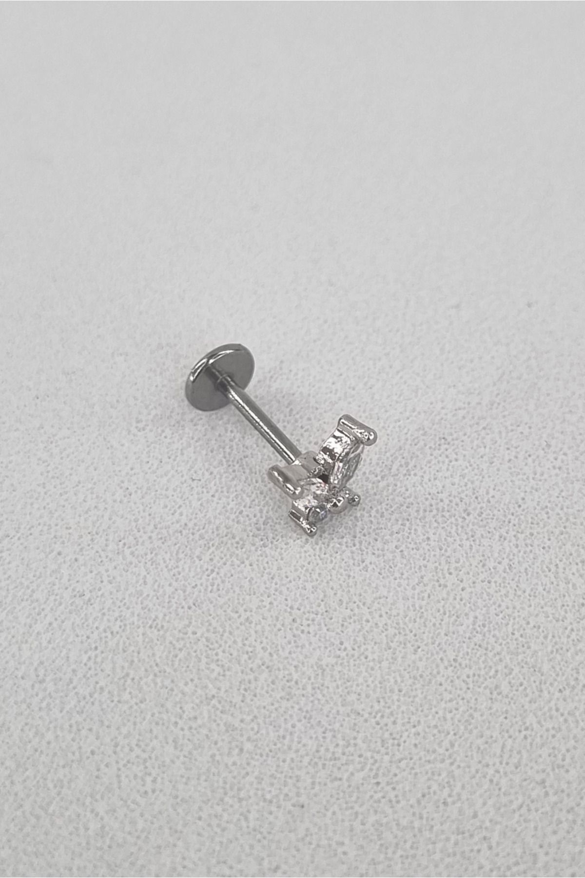 Osha Aksesuar Kelebek Çiçek Tragus Piercing