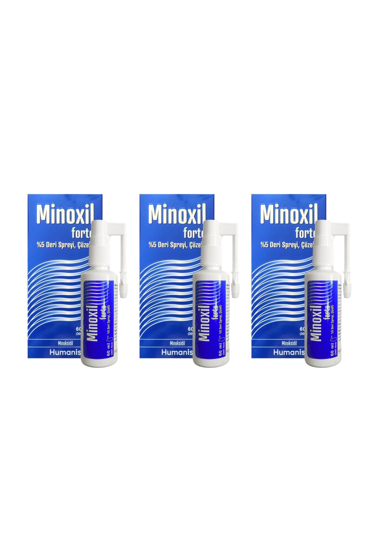 MİNOKSİDİL Miniioksiil Deri Sprey 3 Kutu