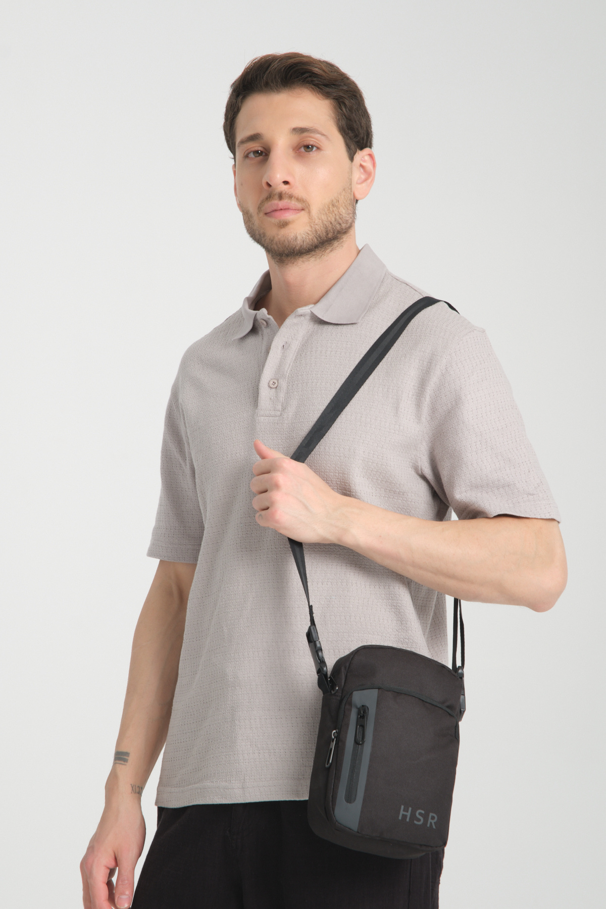 HSR Unisex Su Geçirmez Günlük Spor Çapraz Ayarlanabilir Askılı Astarlı Göğüs ve Omuz Çantası görsel 6