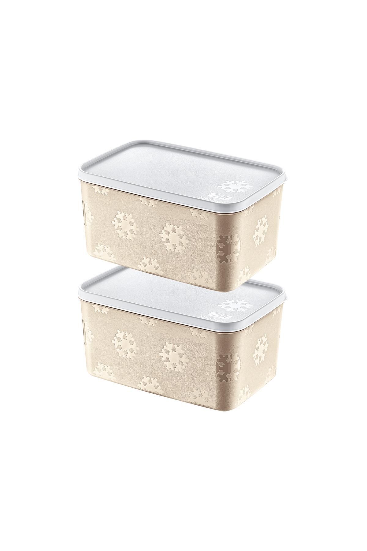 Smartware-Latte 2600 ml - Set of 2 No Frost Storage Containers 2