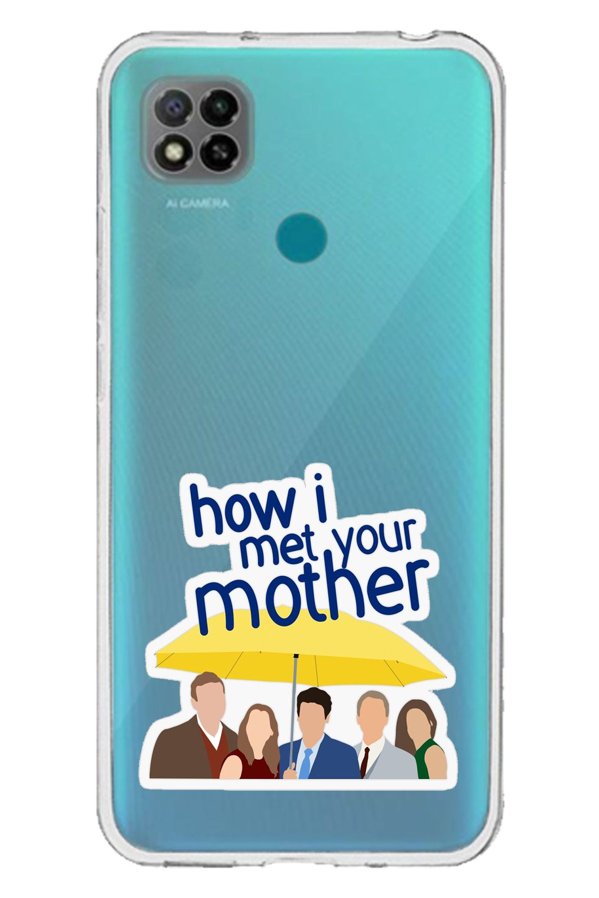 TechTree Redmi 9C / 10A Uyumlu How i met your mother Minimalist Tasarımlı Şeffaf Silikon Kılıf