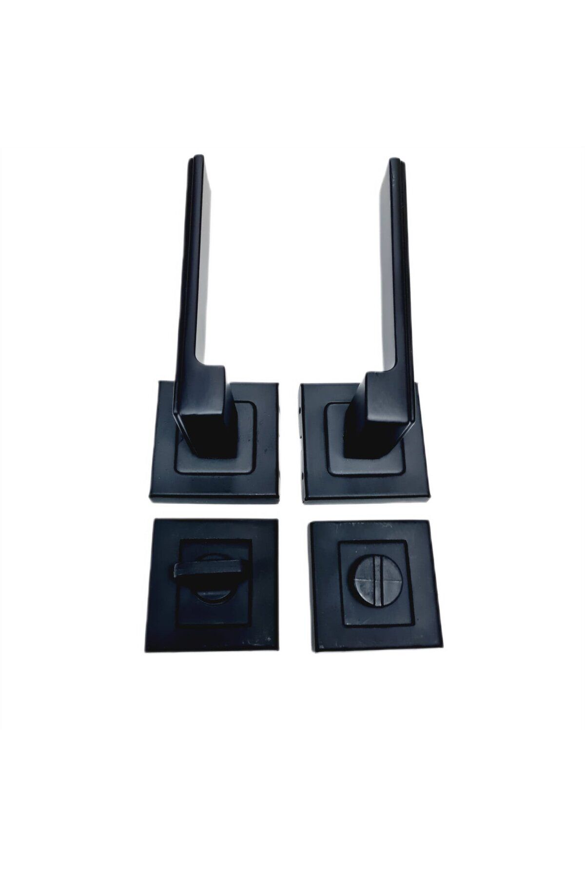 Nobel-Max Panama Matseyah Square Badge Door Handle - 2 Sets Wc 2