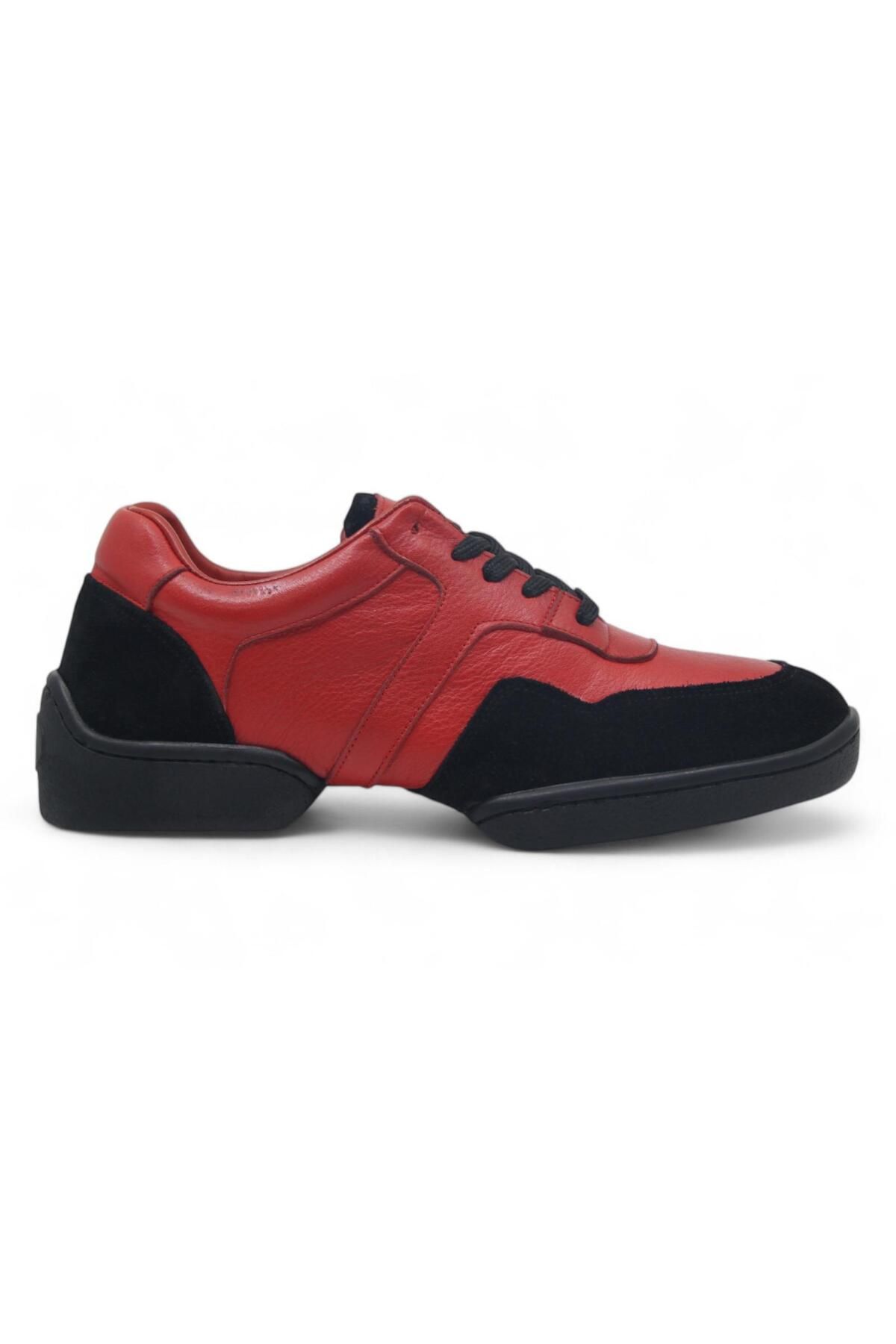 MEEGORA-Genuine Leather - Red Dance and Walking Shoes 2