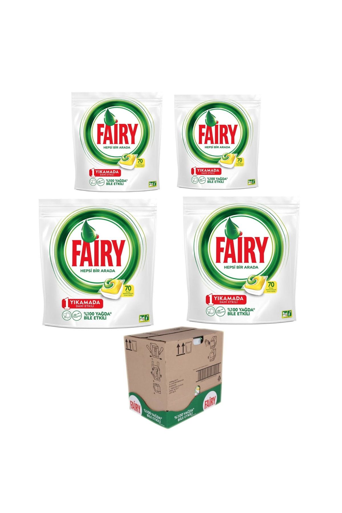 Fairy 280 Tablet (4x70) Limon Mega Ekonomi