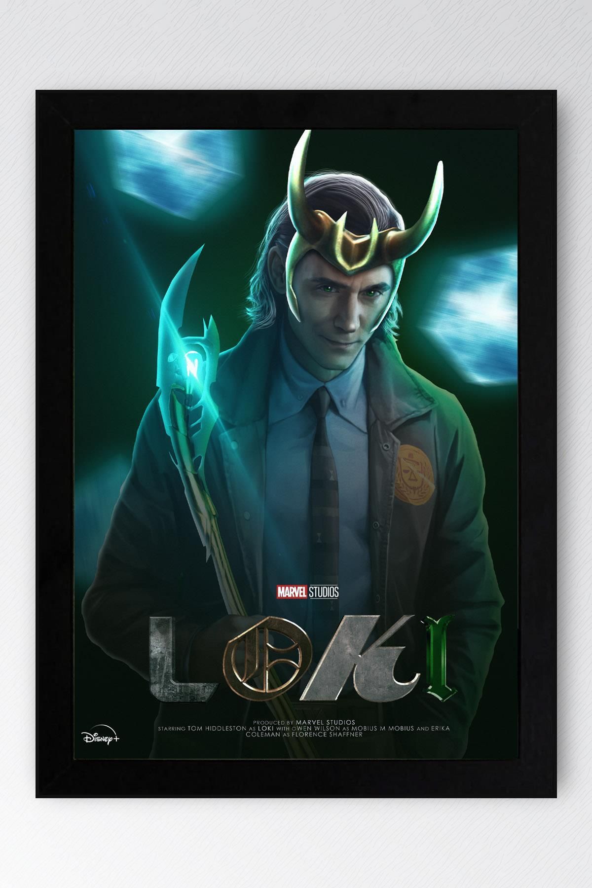 Saturn Loki Çerçeveli Tablo - Marvel Dizi Posteri Tablo