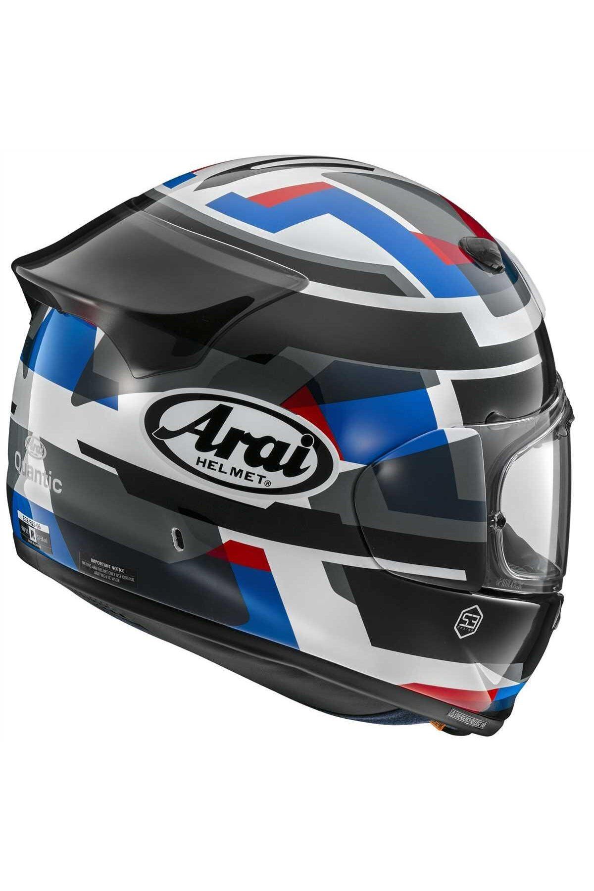 ARAI Kask-quantıc Abstract Blue