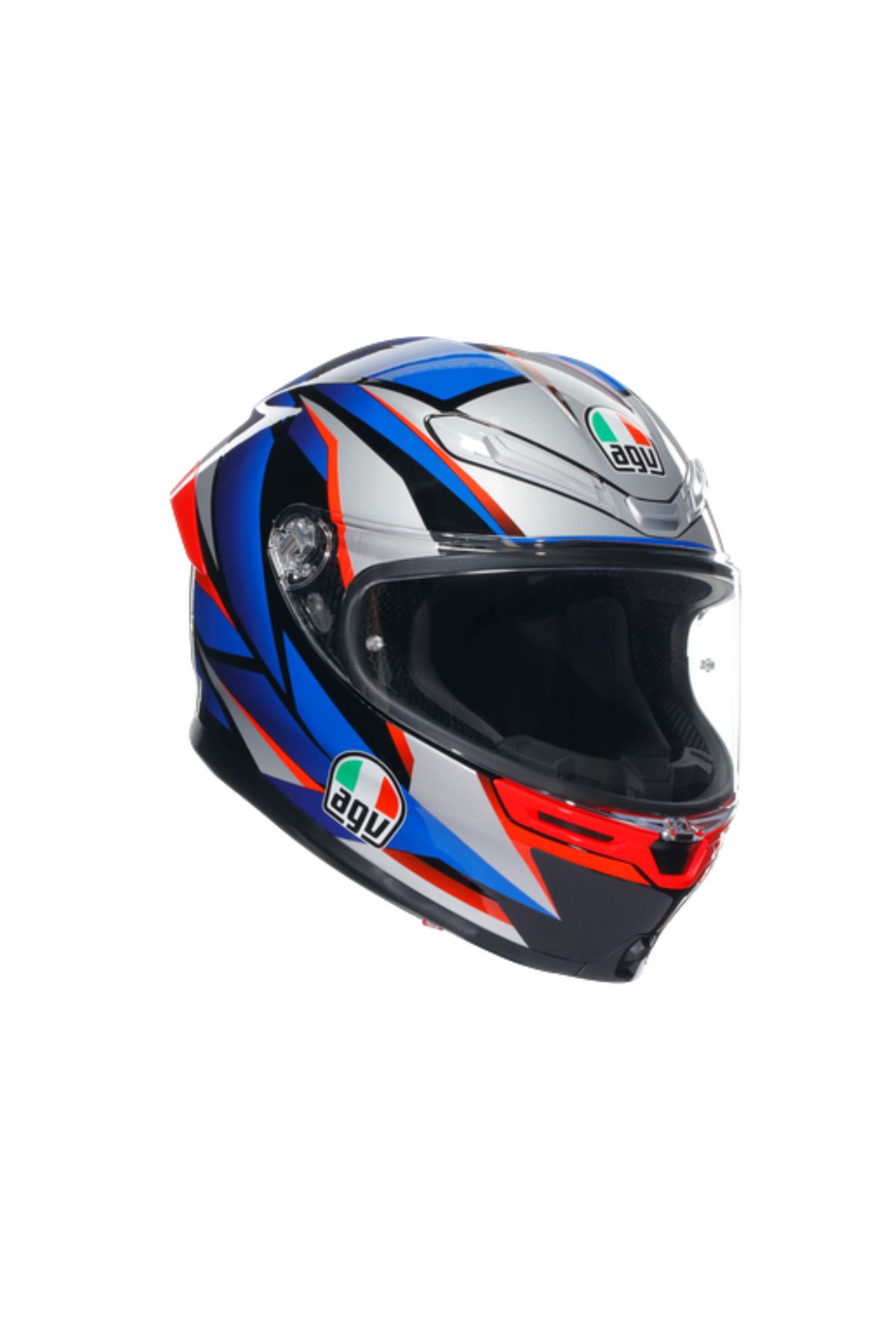 AGV Kask/k6 S Mplk Slashcut Blk Blue Red