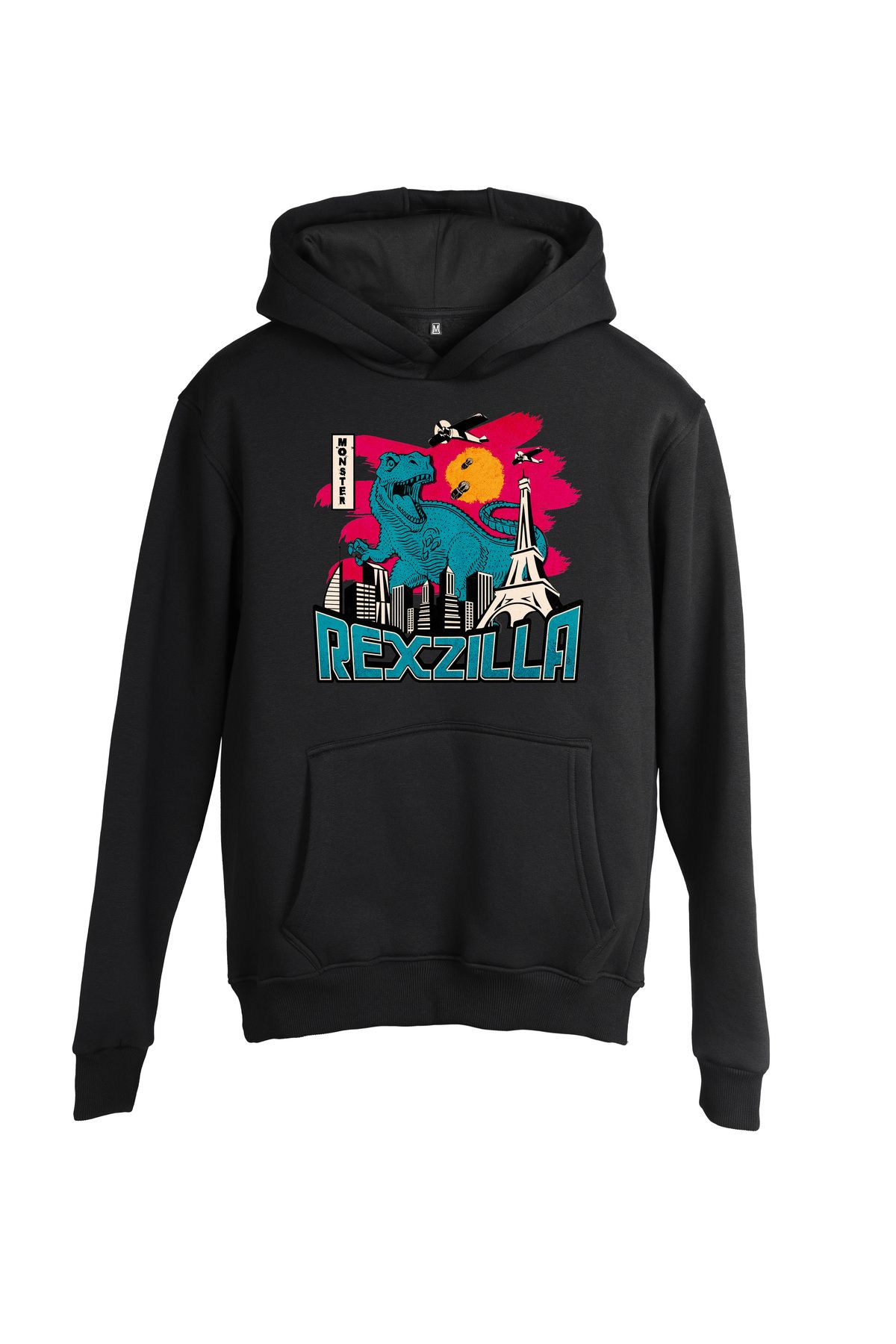 2XB Rexzilla Unisex Oversize Kapüşonlu Sweatshirt