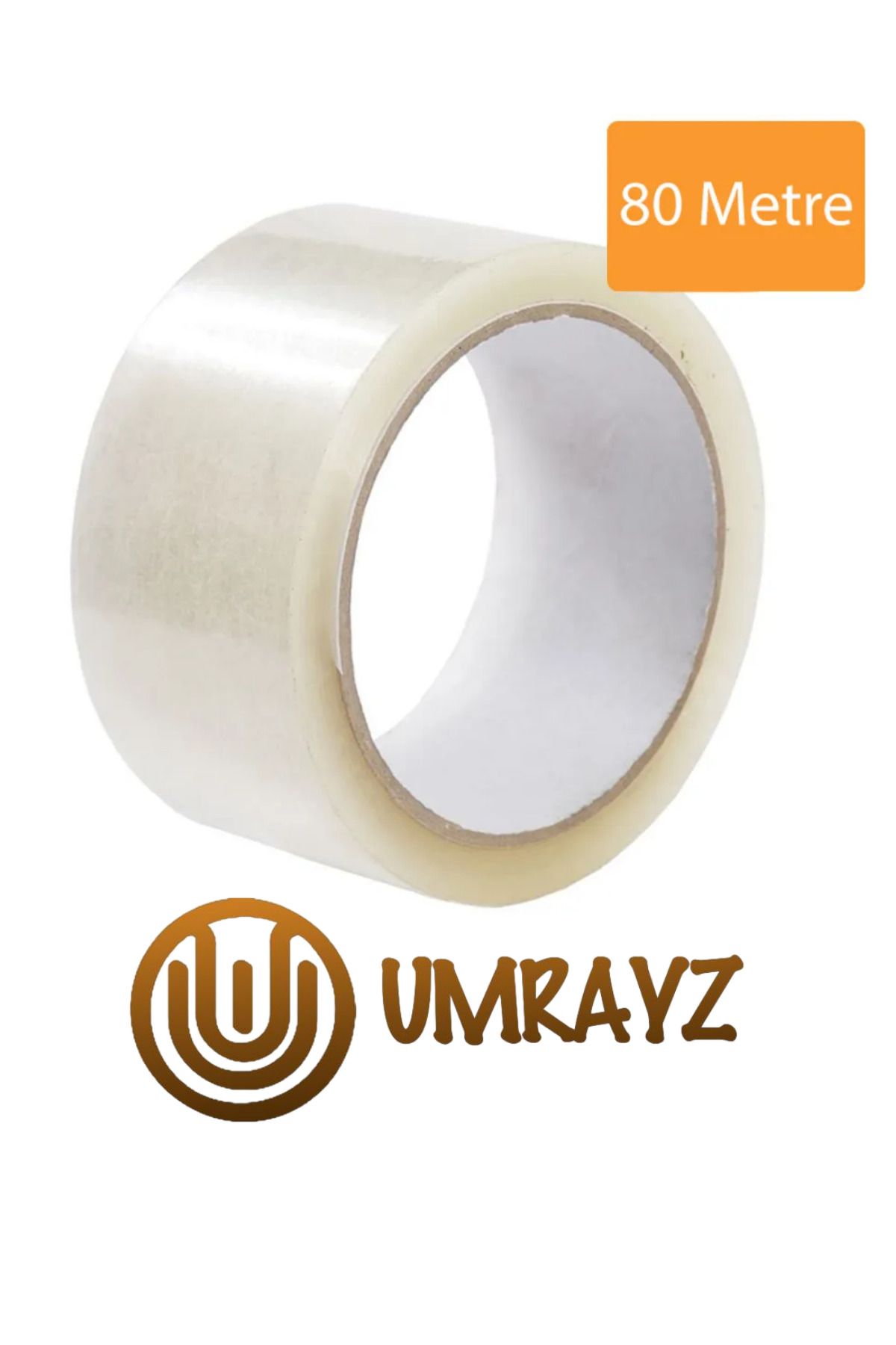 umrayz 45mm X 80mt Hotmelt Şeffaf Koli Bandı Süper Kalite Koli Bantı