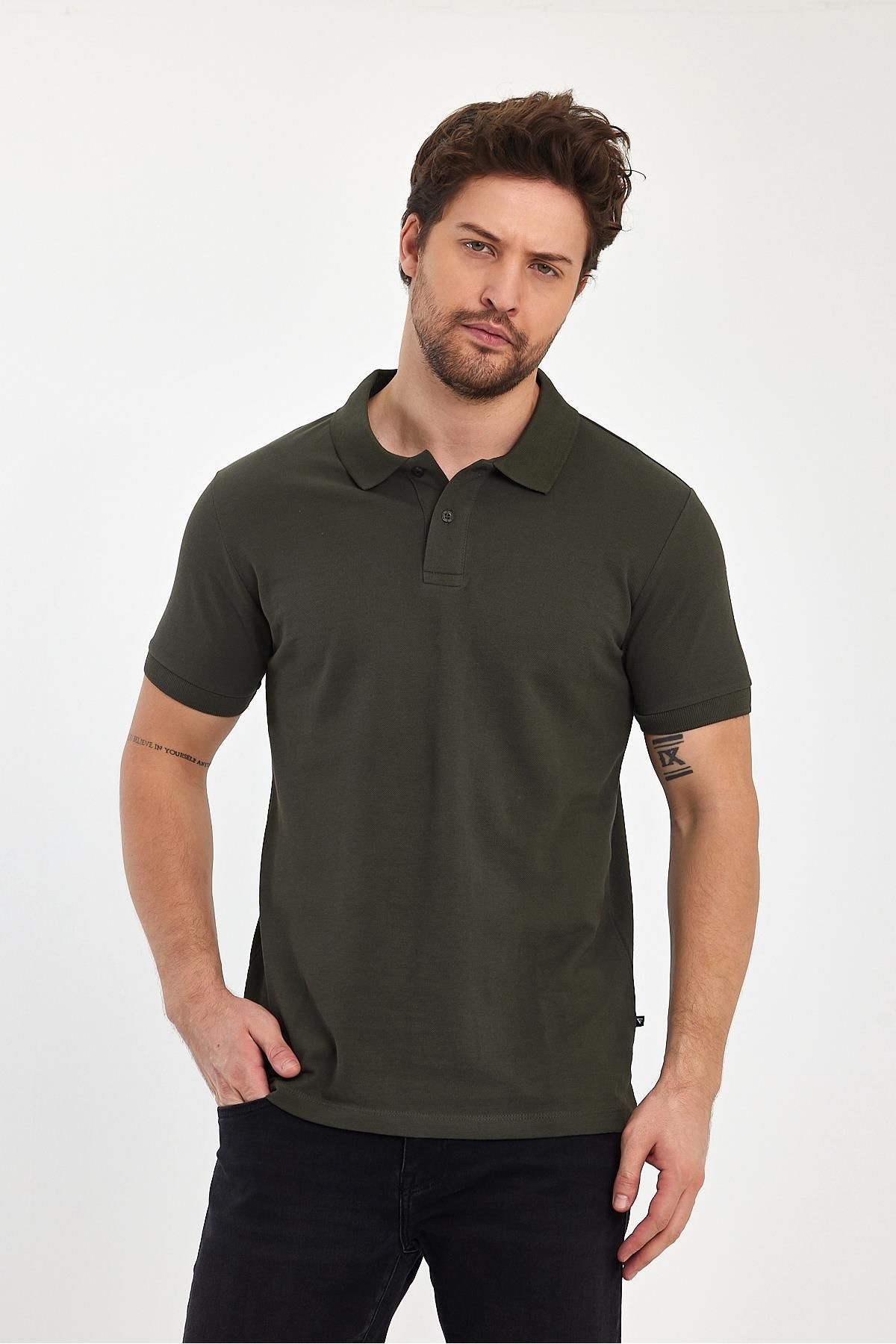 Cavla Collection ERKEK COMPACT PENYE POLO YAKA T-SHIRT