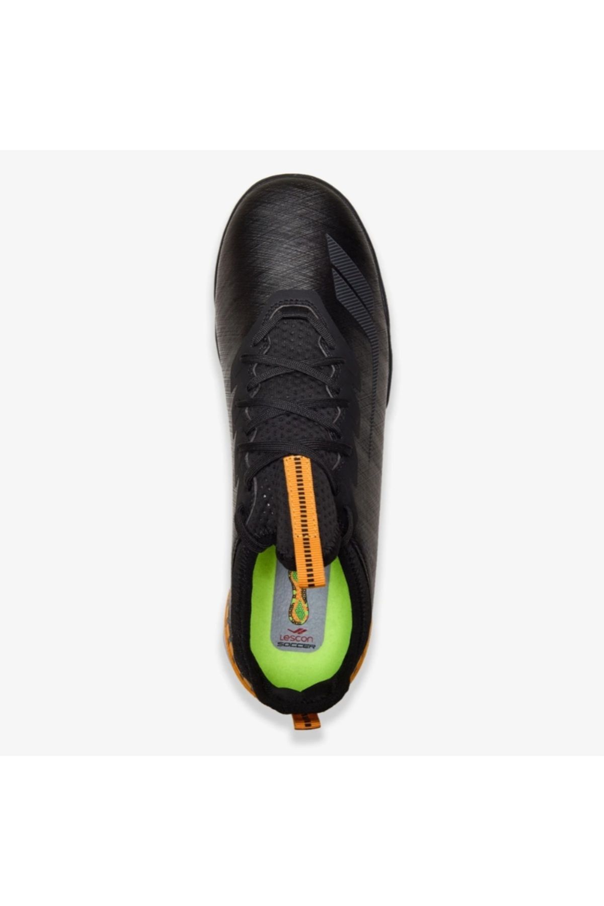 Lescon-Tempo 3 Black Men's Astroturf Football Shoes 6