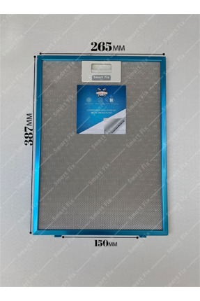 Ozba Ticaret 265x387 Mm | Aspiratör & Davlumbaz Tel Yağ Filtresi | Model: 007...