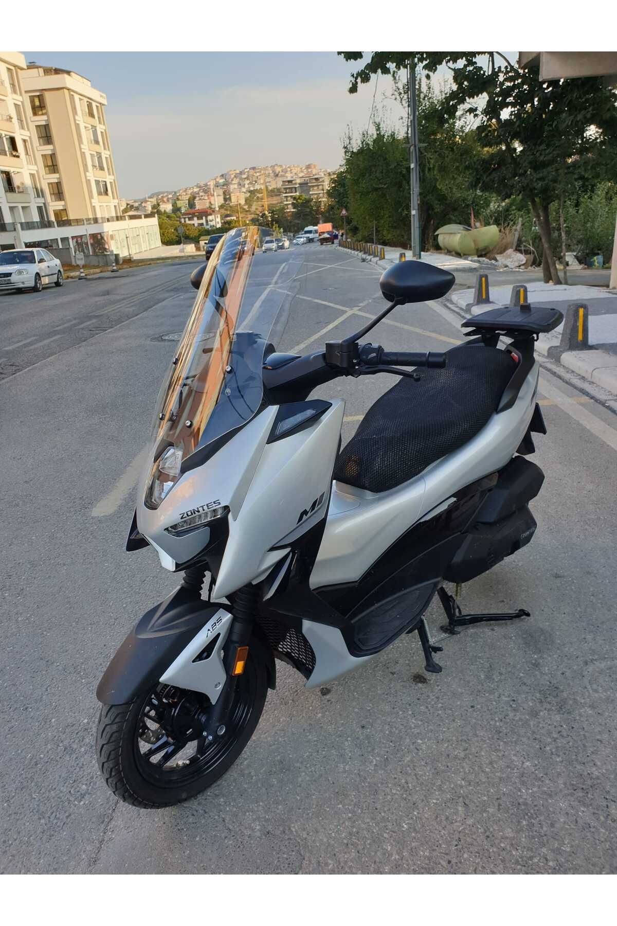 Zontes ZT 125 Siperlik Ön Cam 2025 Model 55cm Şeffaf Renkli 4mm