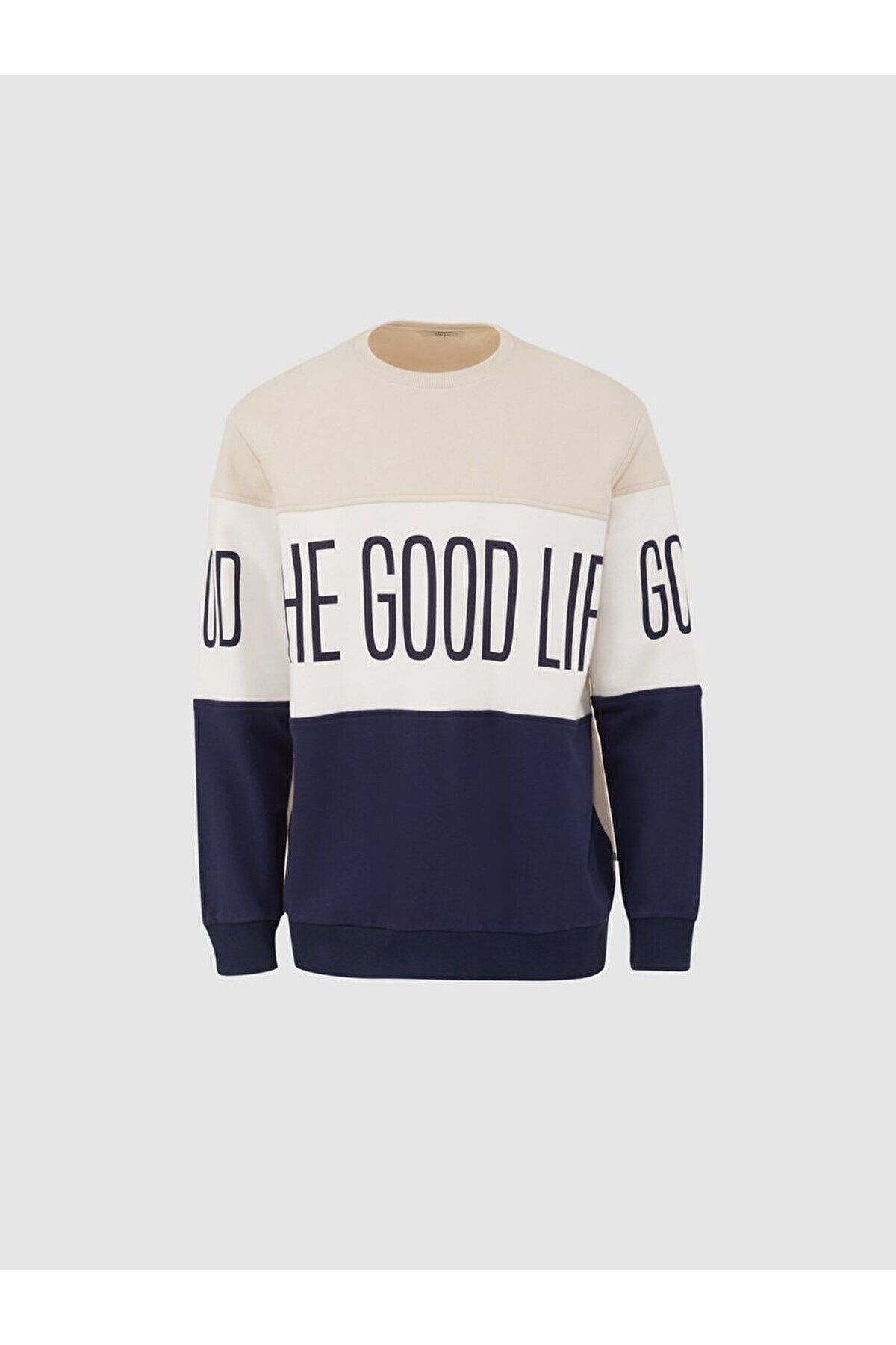 Ltb Hanorac Imprimat Colorblock Mix Masculin - 2XL