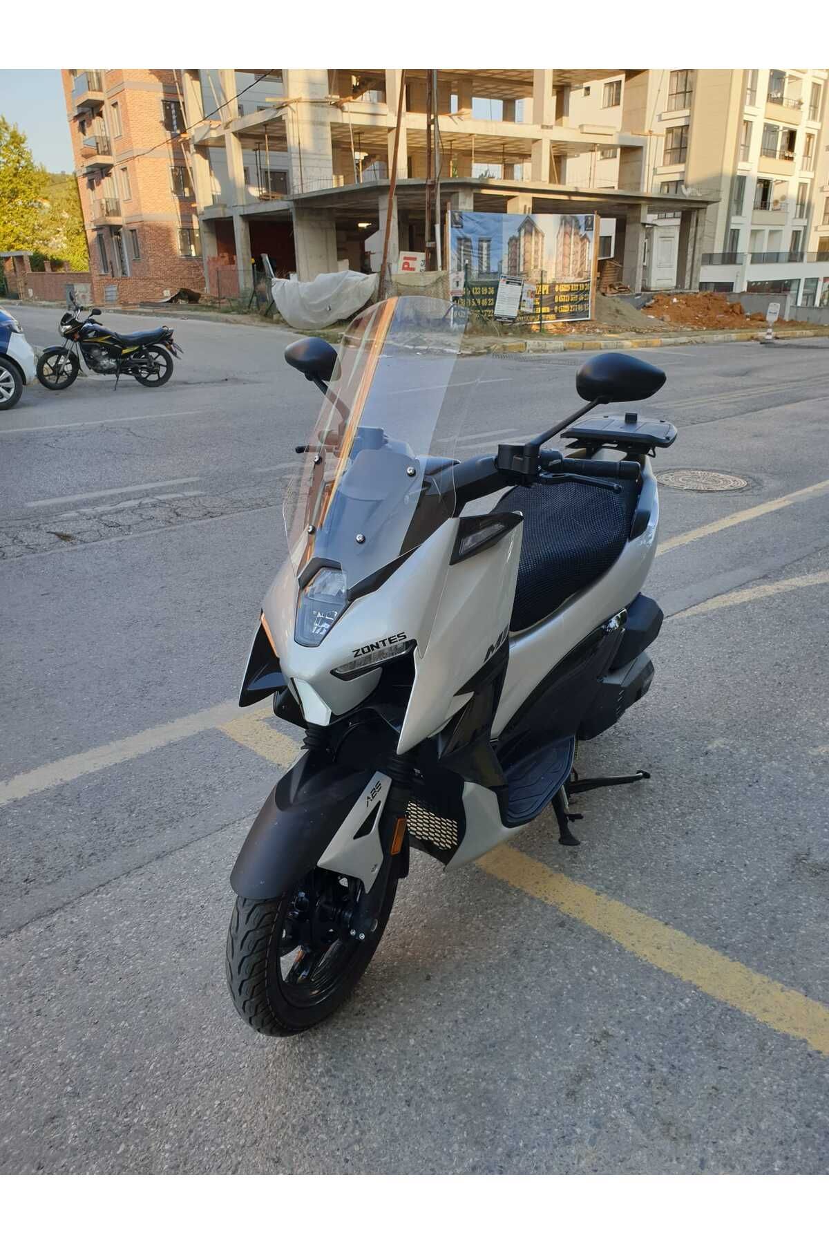 Zontes ZT 125 Siperlik Ön Cam 2025 Model 55cm Şeffaf Renkli 4mm