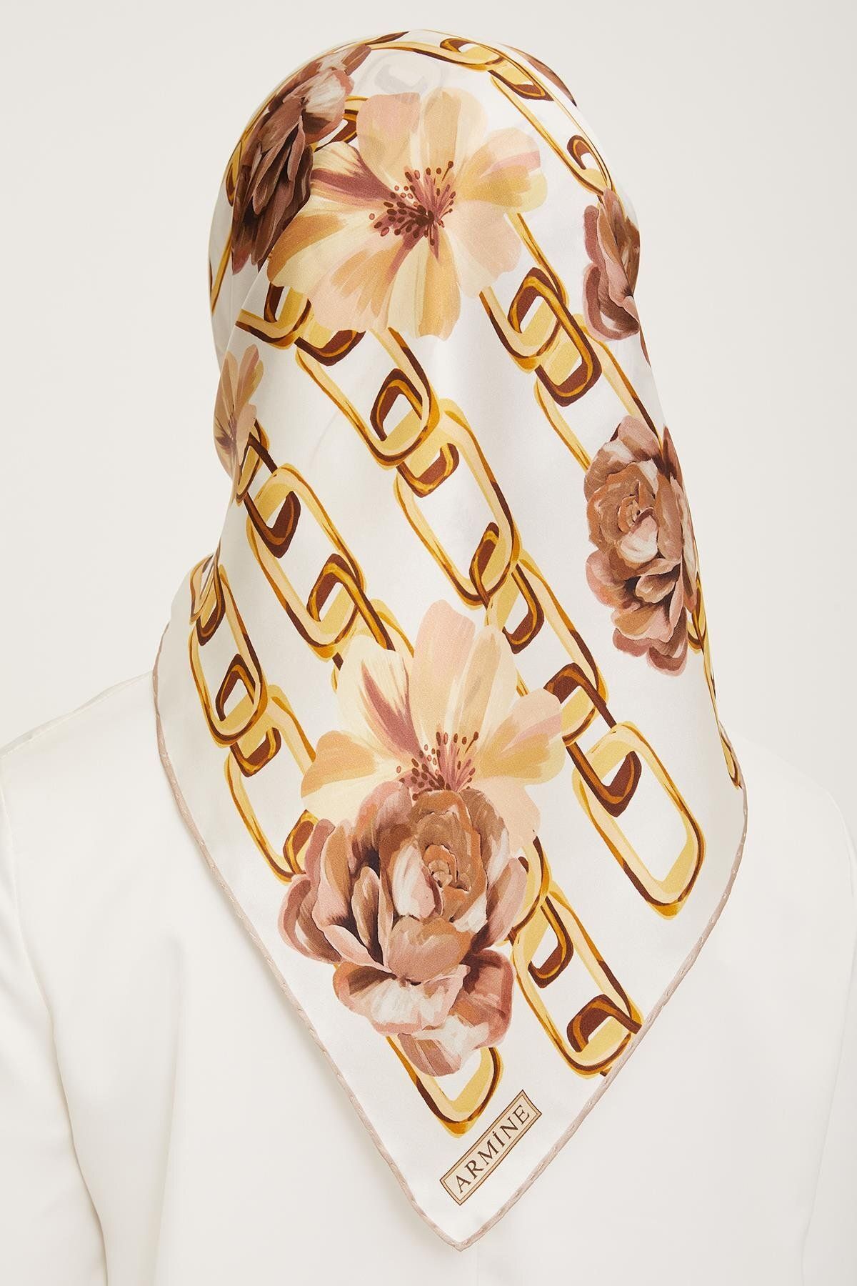 Armine-Silk Scarf 2024 Winter - 9034-37 Twill 1