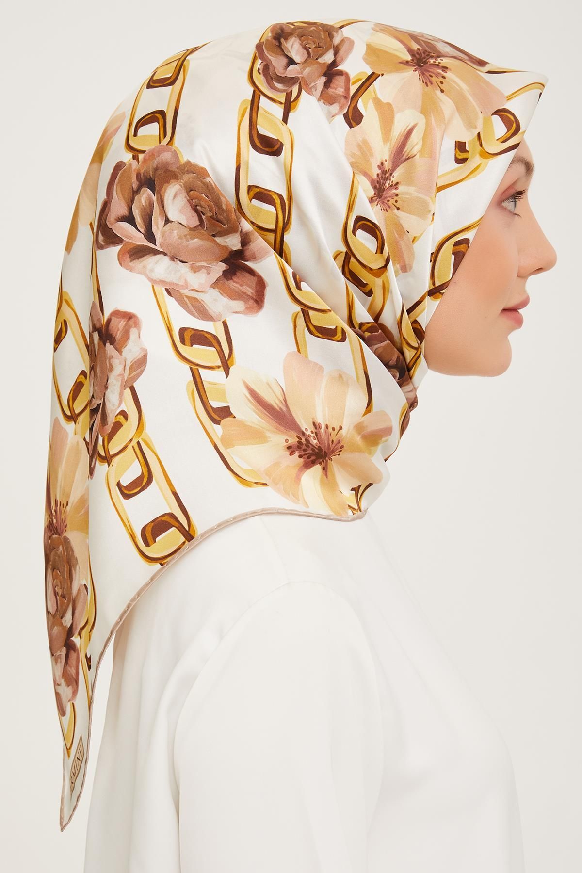 Armine-Silk Scarf 2024 Winter - 9034-37 Twill 3