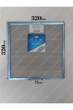 Ozba Ticaret 320x320 Mm | Aspiratör & Davlumbaz Tel Yağ Filtresi | Model: 007...