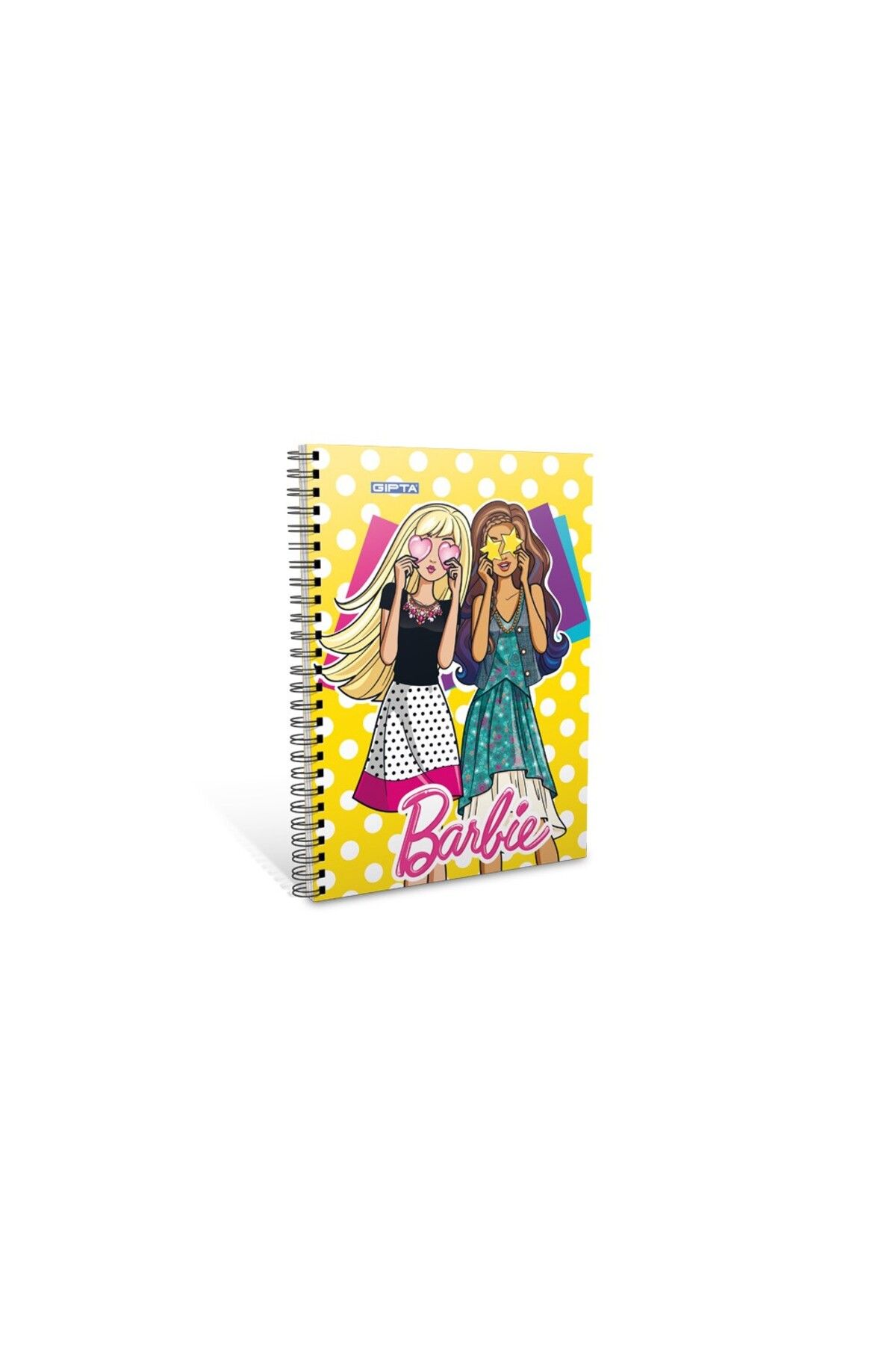Gıpta Barbie A6 (Mini Boy) Not Defteri Spiralli Karton Kapak 5516 (36 Lı Stand)