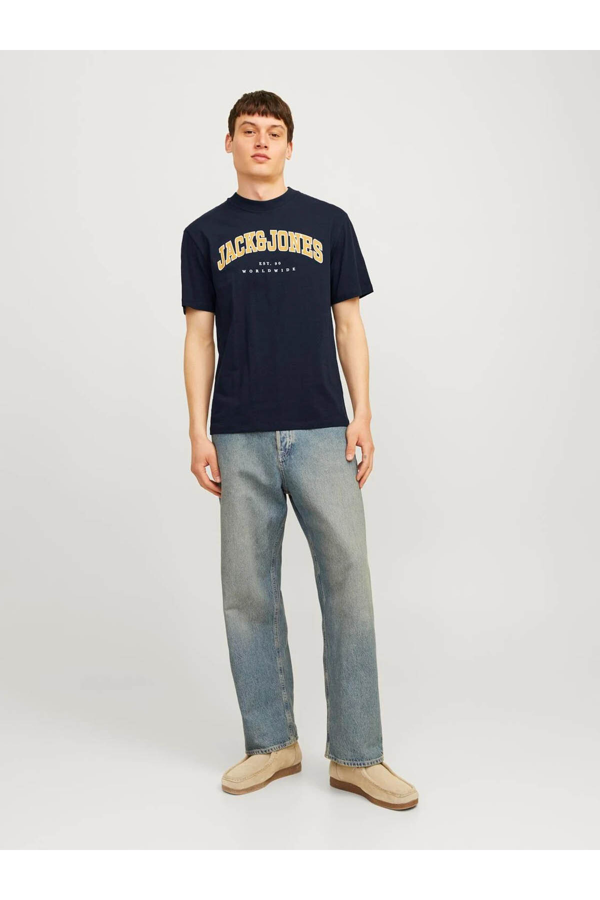 تیشرت مردانه طرح دار آستین کوتاه | جک اند جونز Jack & Jones 12257579 - تصویر 3