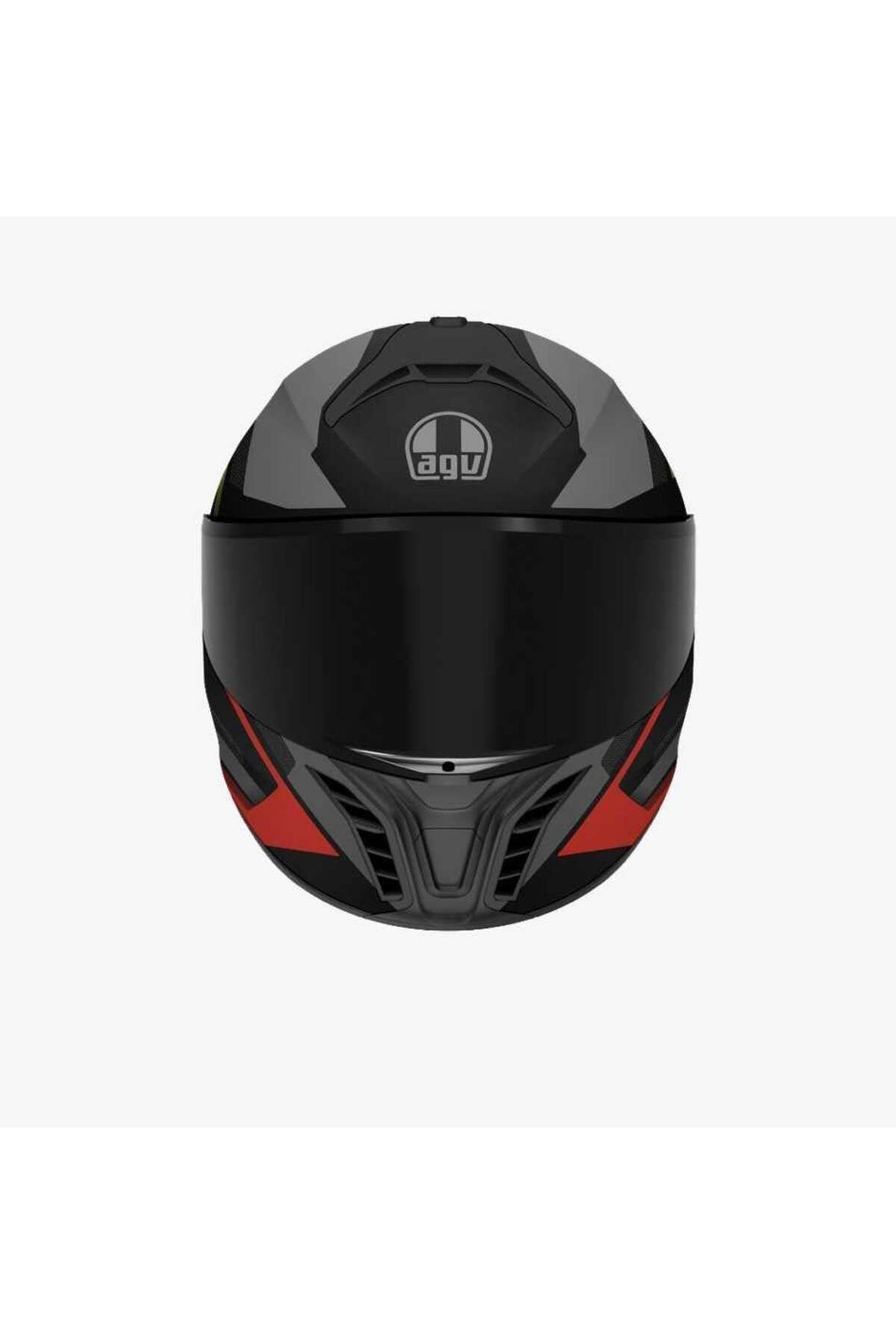 AGV KASK/TOURMODULAR E2206 MULTI MPLK PERCEPTION BLACK RED M0162