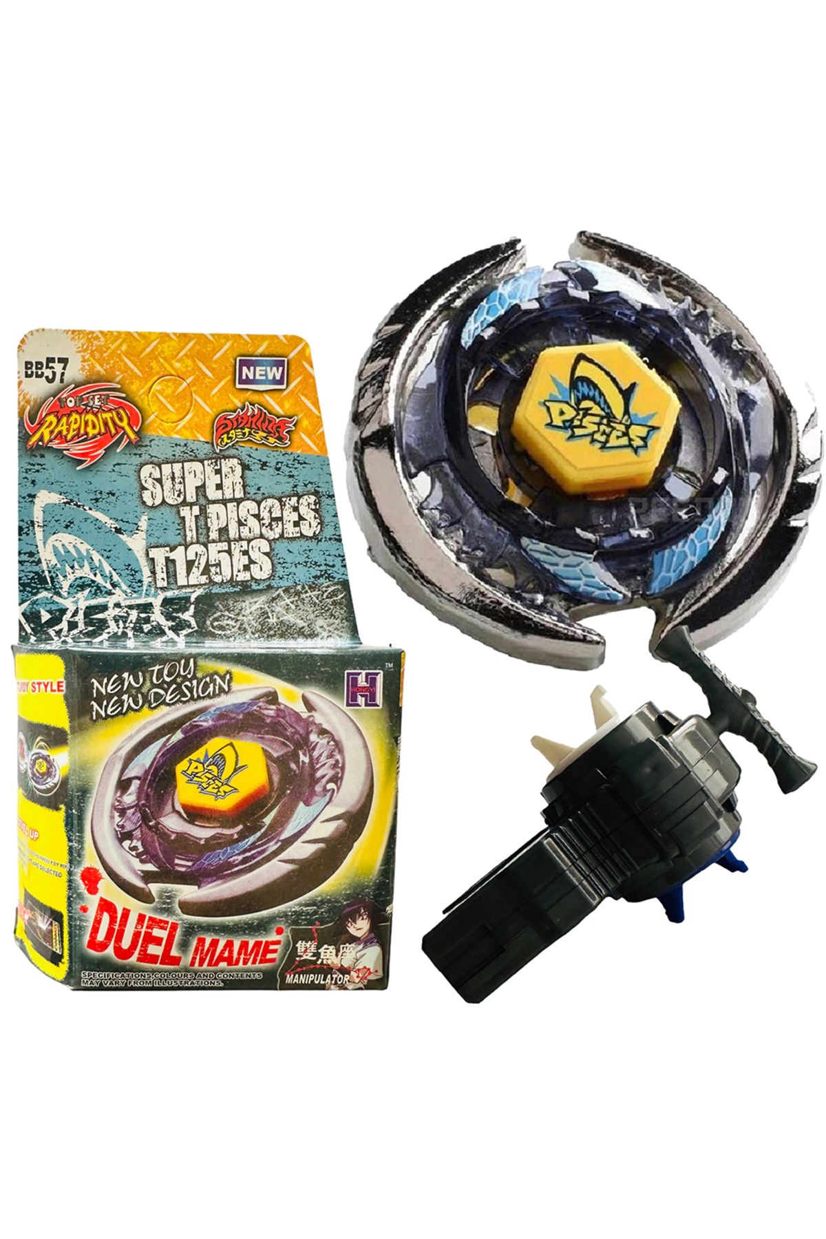 RAPIDITY BB57 BEYBLADE METAL FUSION Thermal Pisces TOPAÇ HEDİYE OYUNCAK