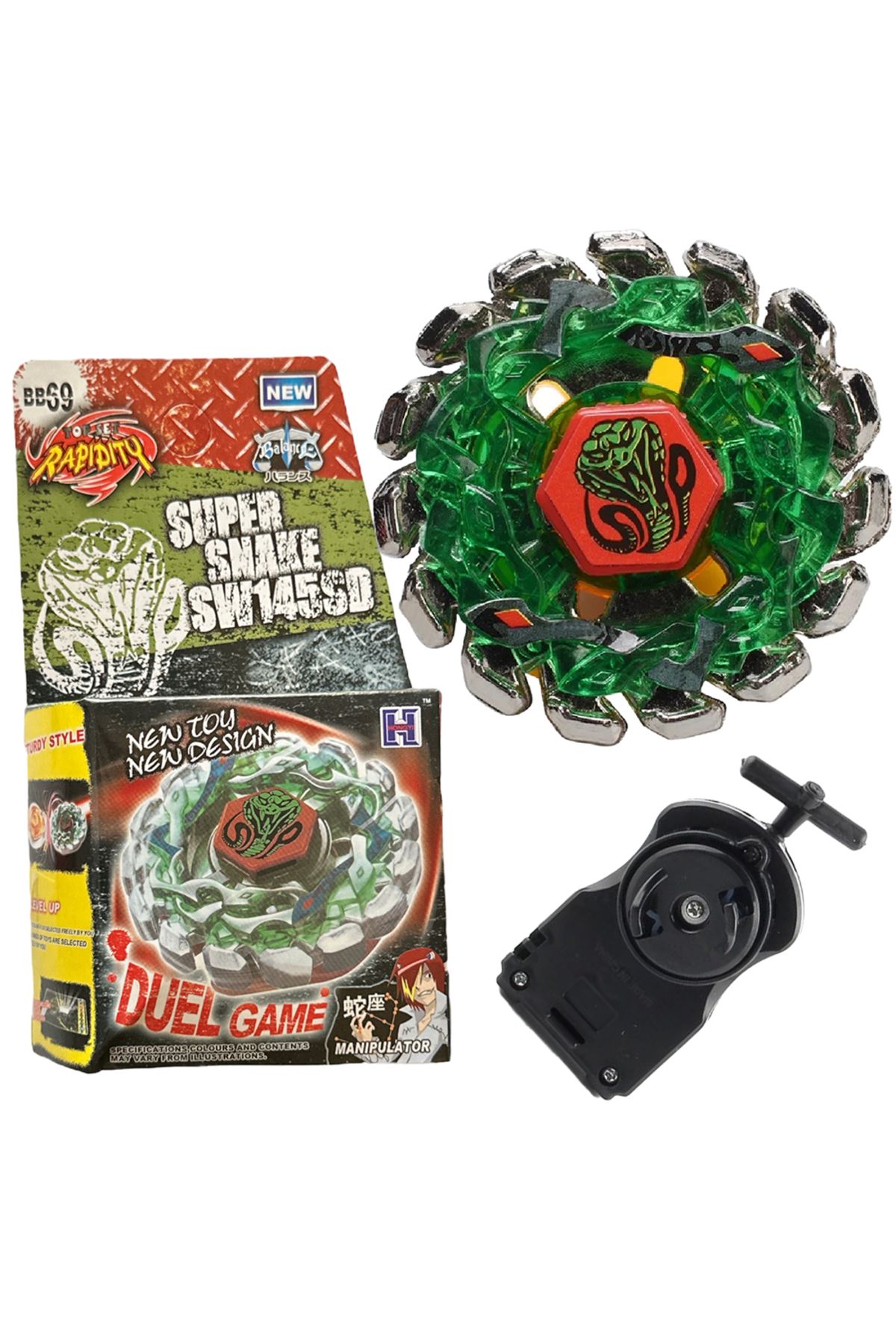 RAPIDITY BB69 BEYBLADE METAL FUSION POISON SERPENT