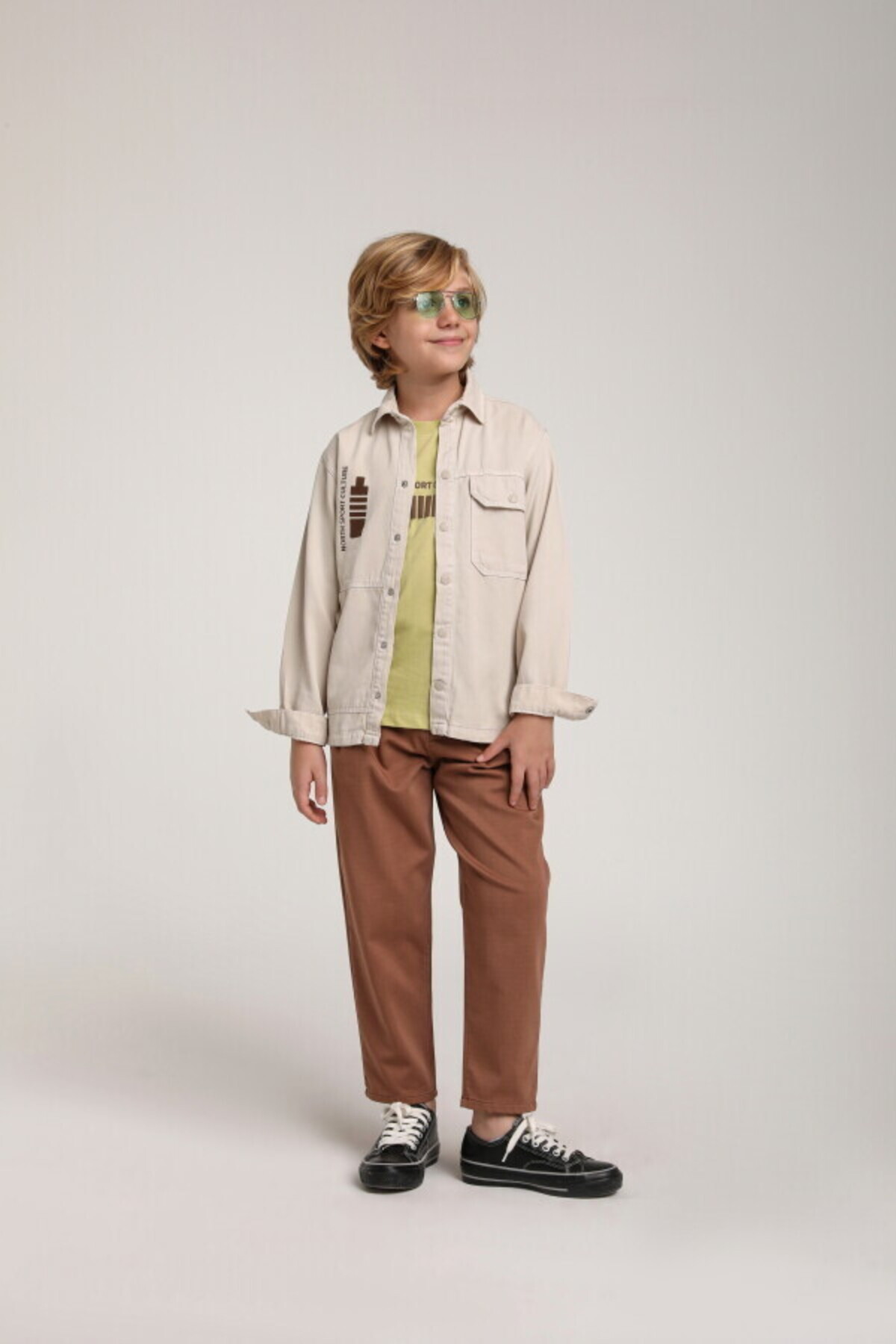 xo kids moda Erkek Çocuk Gömlek 4-8 Yaş 2550 fotoğrafı 2 (önizleme)