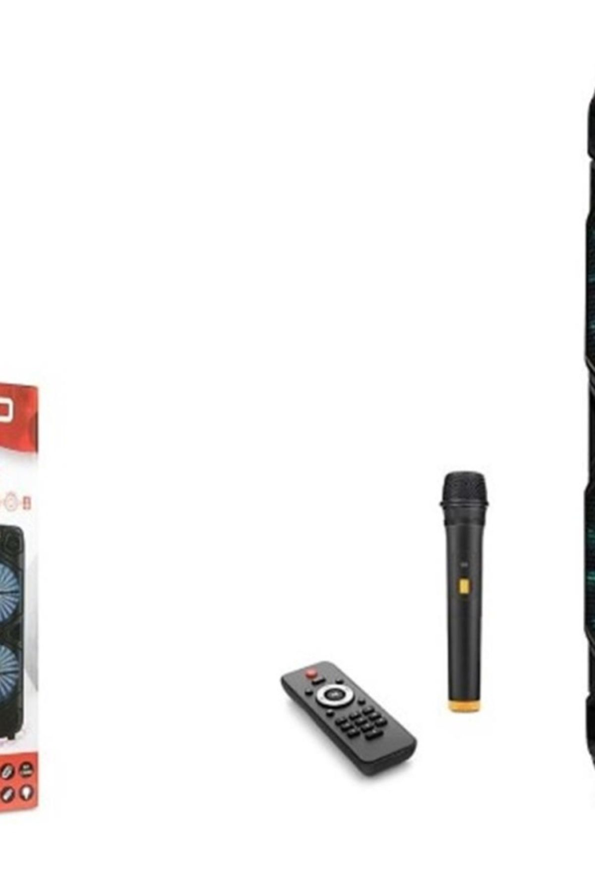 KİMİSO KIMISO QS-1002 3000W Bluetooth Mikrofonlu Uzaktan Kumandalı Usb-Tfcard-Aux Müzik Çalar