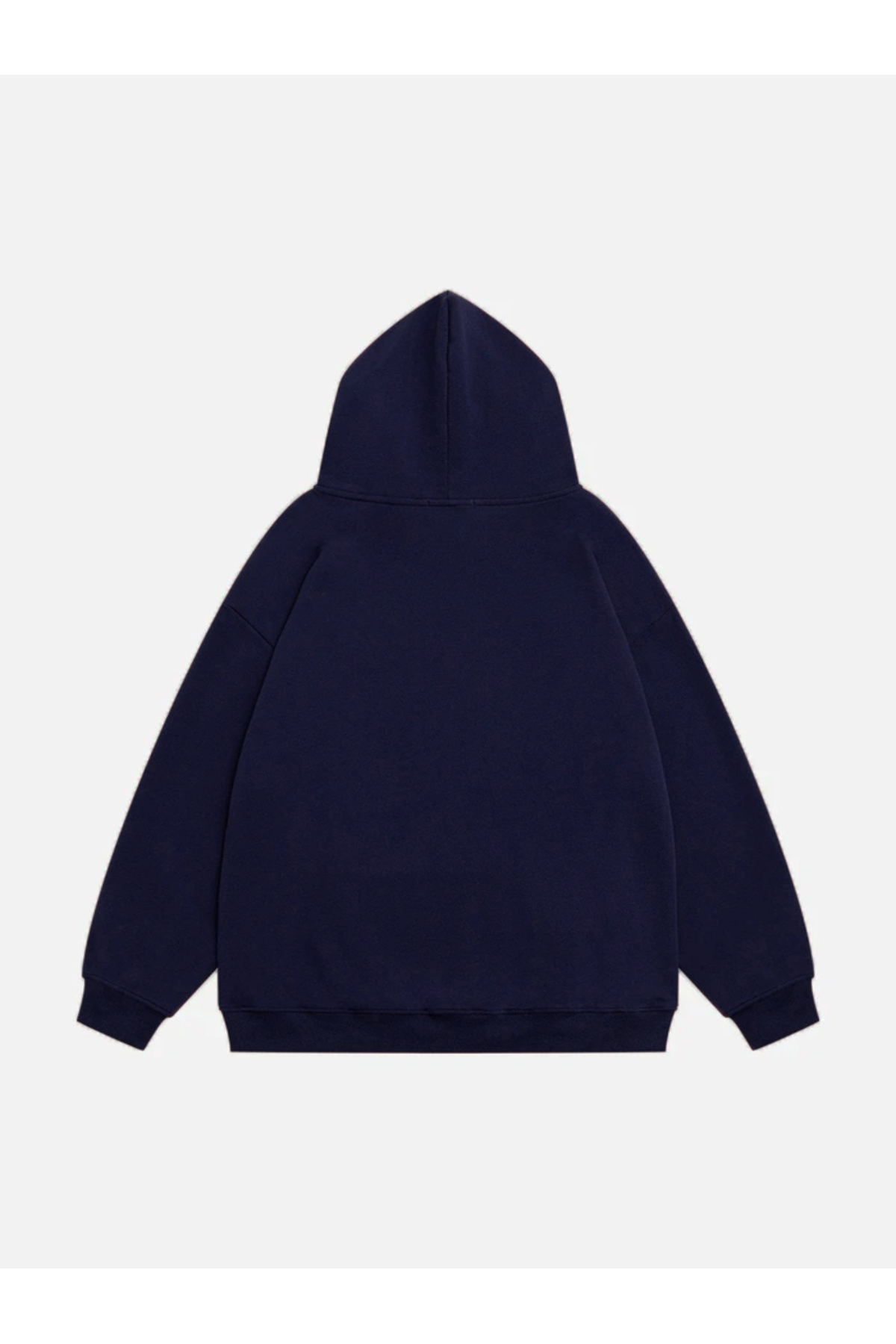 Mad&Calf  Kadın Teddy Girl Baskılı Kapüşonlu Polarlı Oversize Sweatshirt - Görsel 2