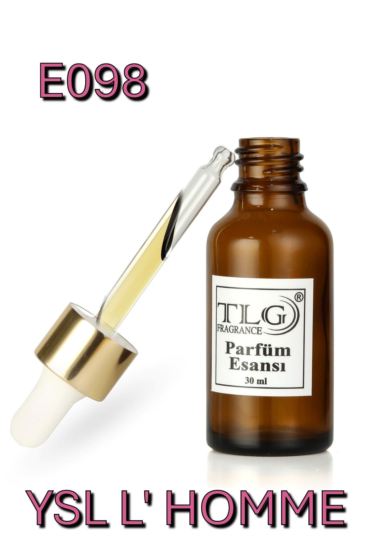 TLG E098 TLG YSL L' Homme Alkolsüz Erkek Parfüm Esansı, 30 ml