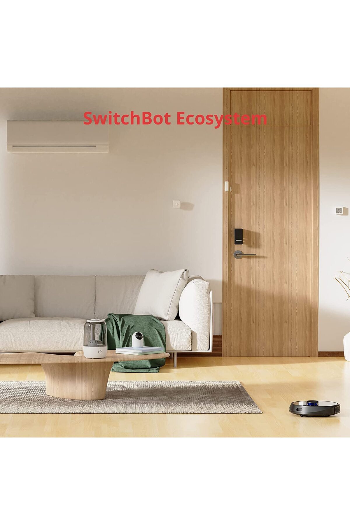 SwitchBot-Smart Lock Bluetooth Electronic Deadbolt Keyless Entry Door Lock Compatible with WiFi Bridge 2