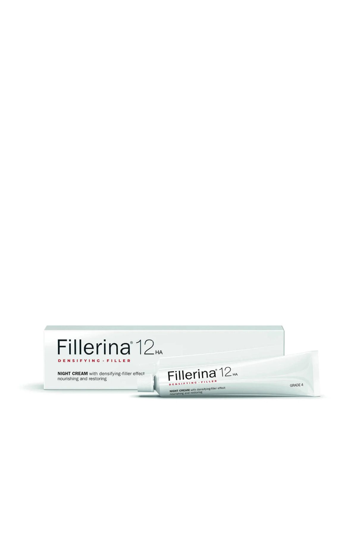 FILLERINA 12 Densifying-Filler Night Cream Grade 4 Gece Boyunca Derin Nem ve Gençleştirici Etki 50ml