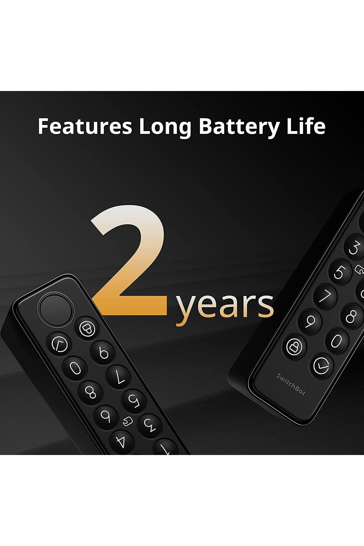 SwitchBot-Smart Keypad Touch for SwitchBot Lock Fingerprint Keyless Home Entry IP65 Waterproof 4